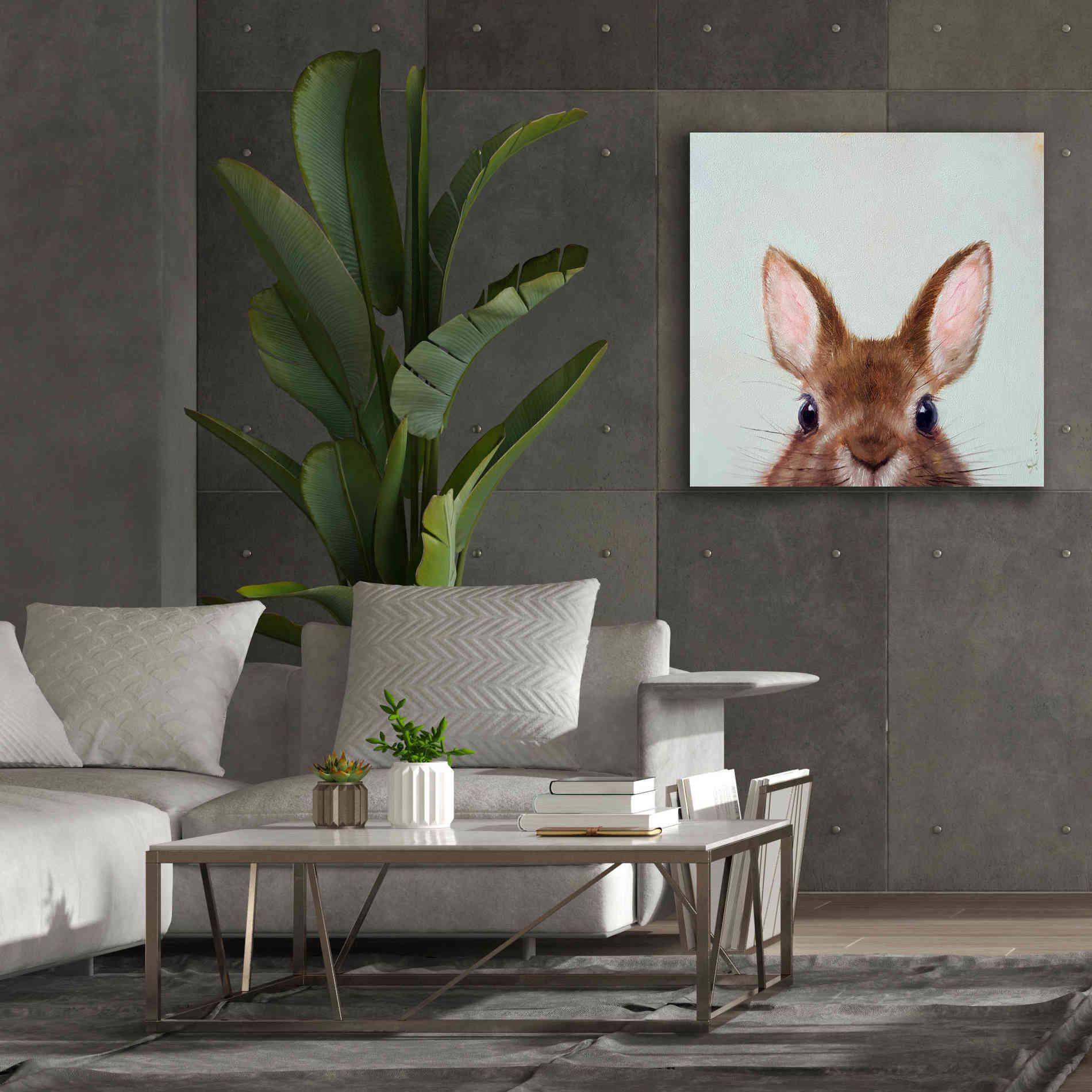 'Peek a Boo' by Lucia Heffernan, Canvas Wall Art,37x37