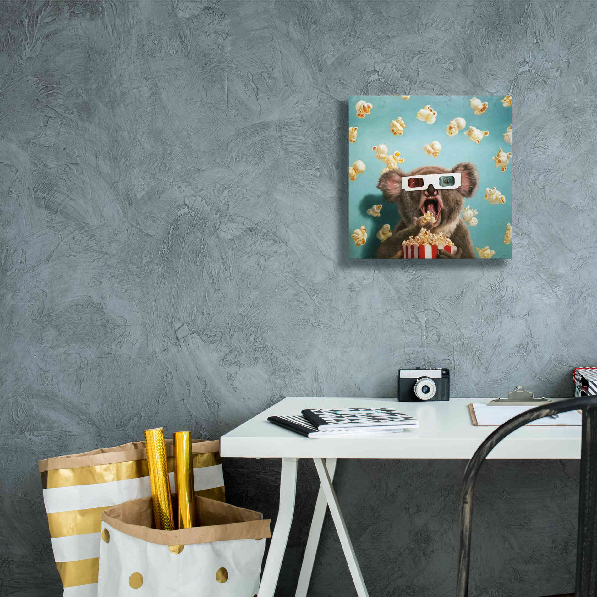 '3D Movie' by Lucia Heffernan, Canvas Wall Art,12x12