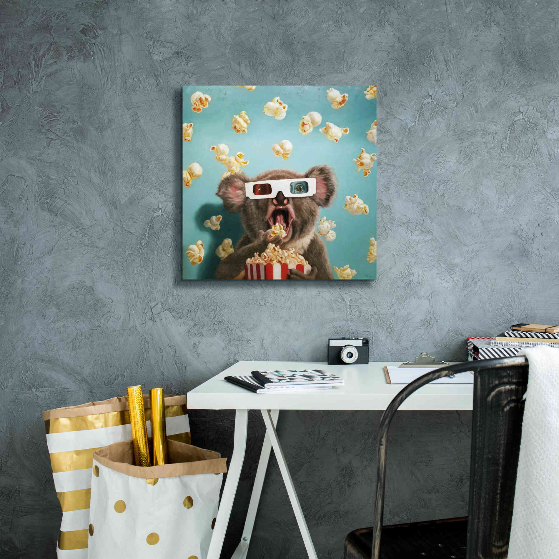 '3D Movie' by Lucia Heffernan, Canvas Wall Art,18x18