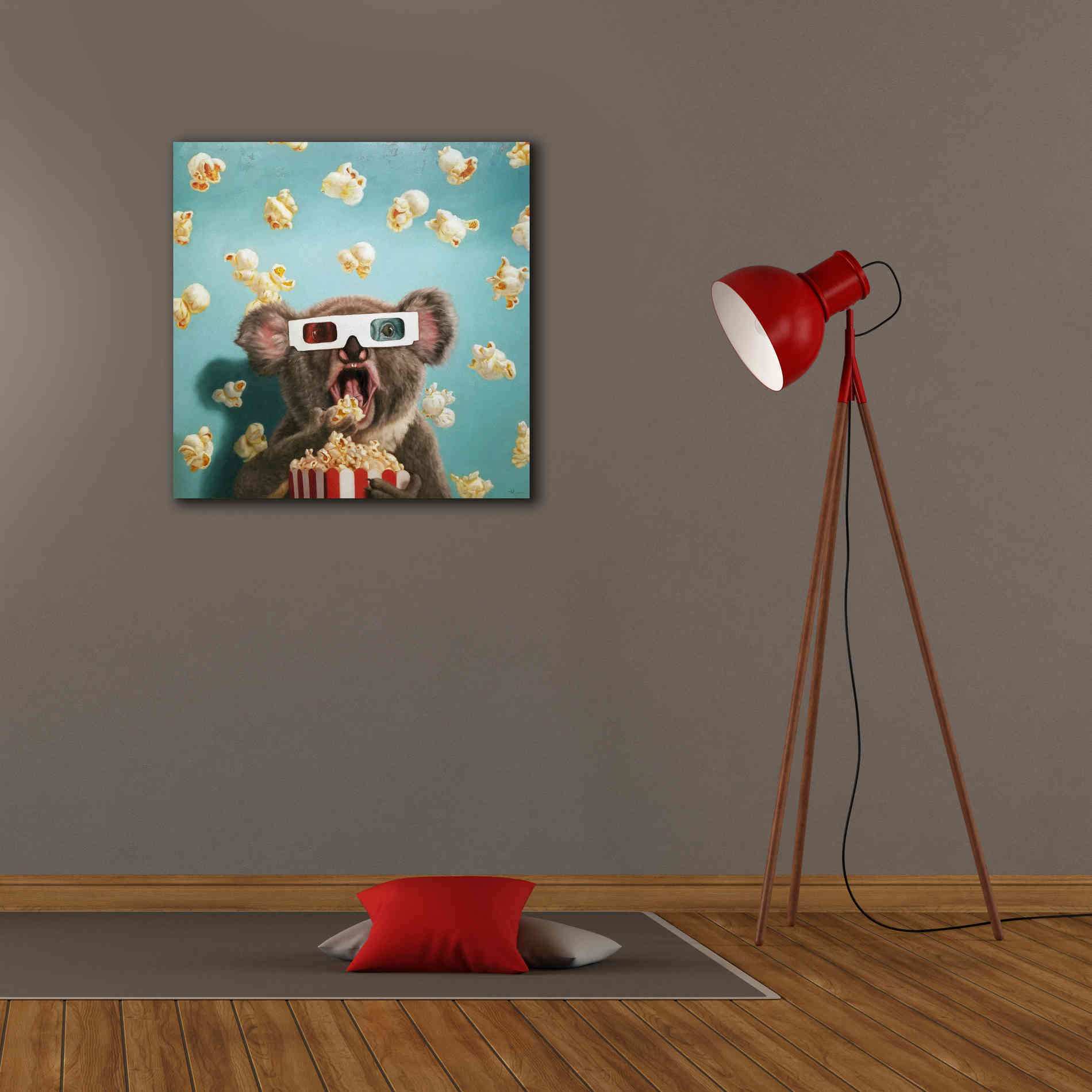 '3D Movie' by Lucia Heffernan, Canvas Wall Art,26x26