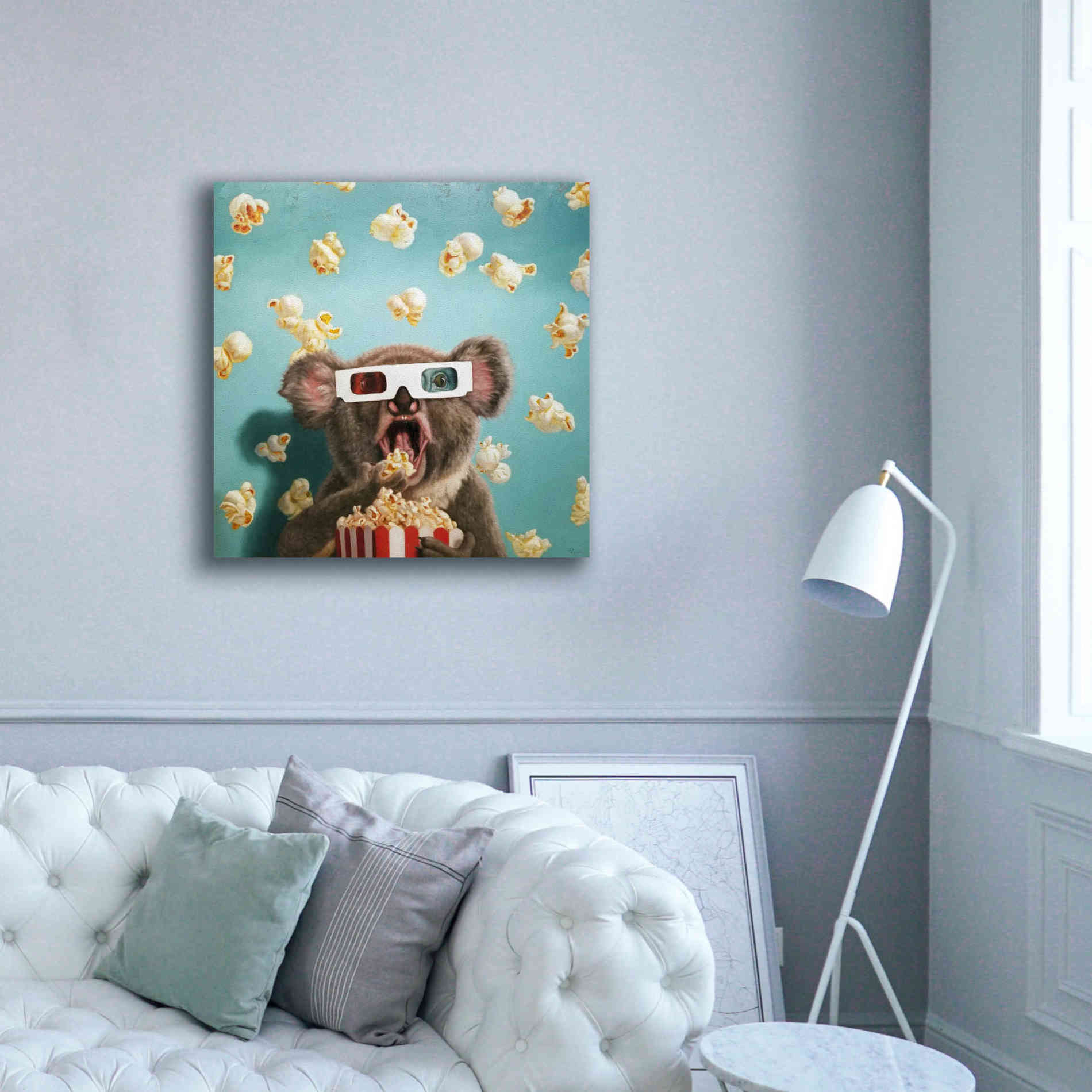 '3D Movie' by Lucia Heffernan, Canvas Wall Art,37x37