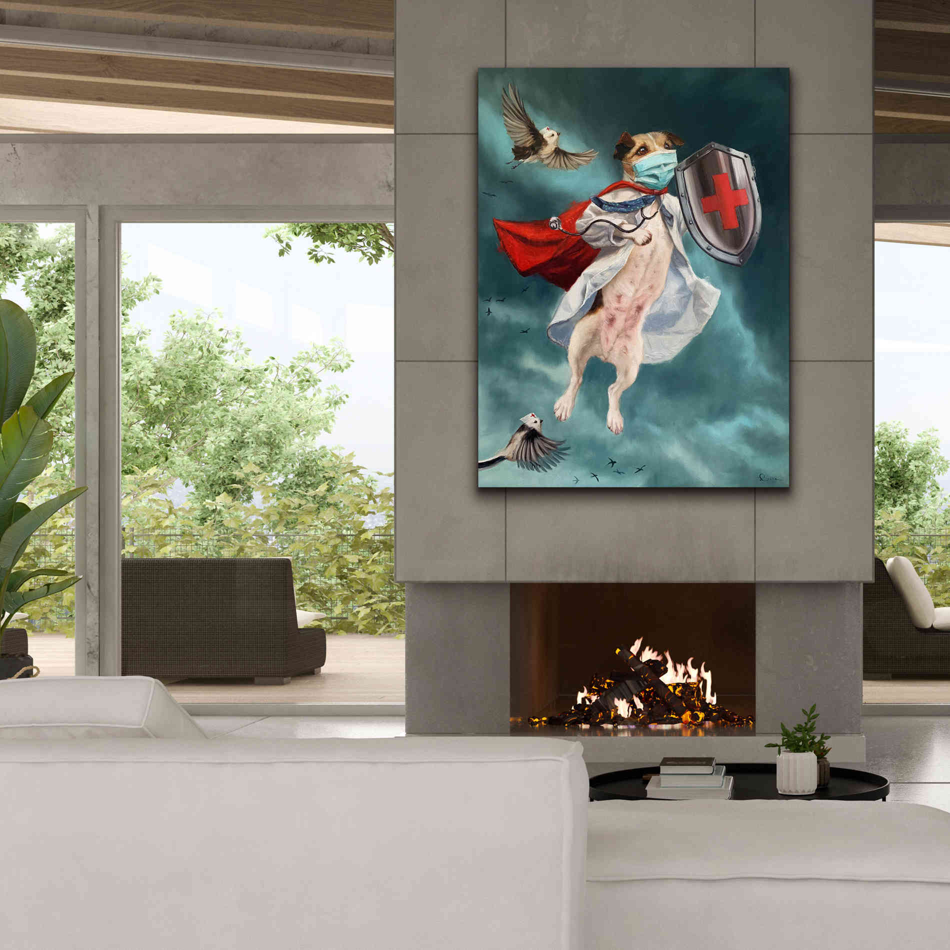 'We Are In This Together' by Lucia Heffernan, Canvas Wall Art,40x54