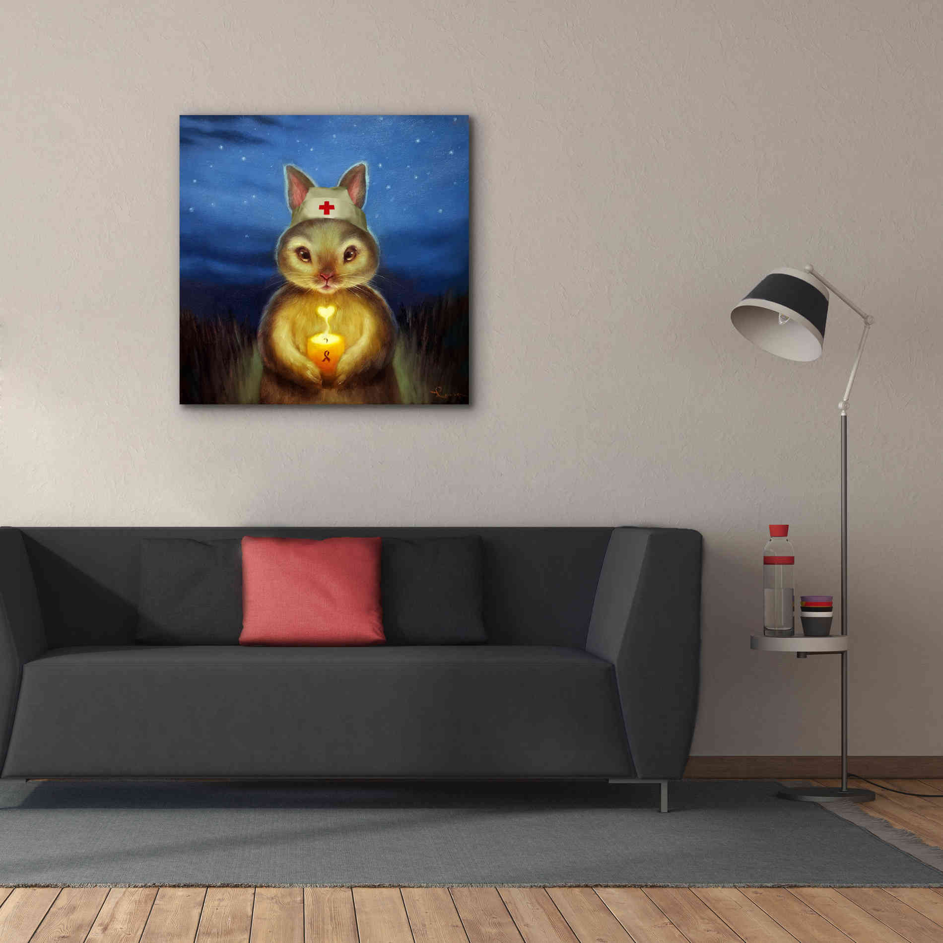 'Hope' by Lucia Heffernan, Canvas Wall Art,37x37