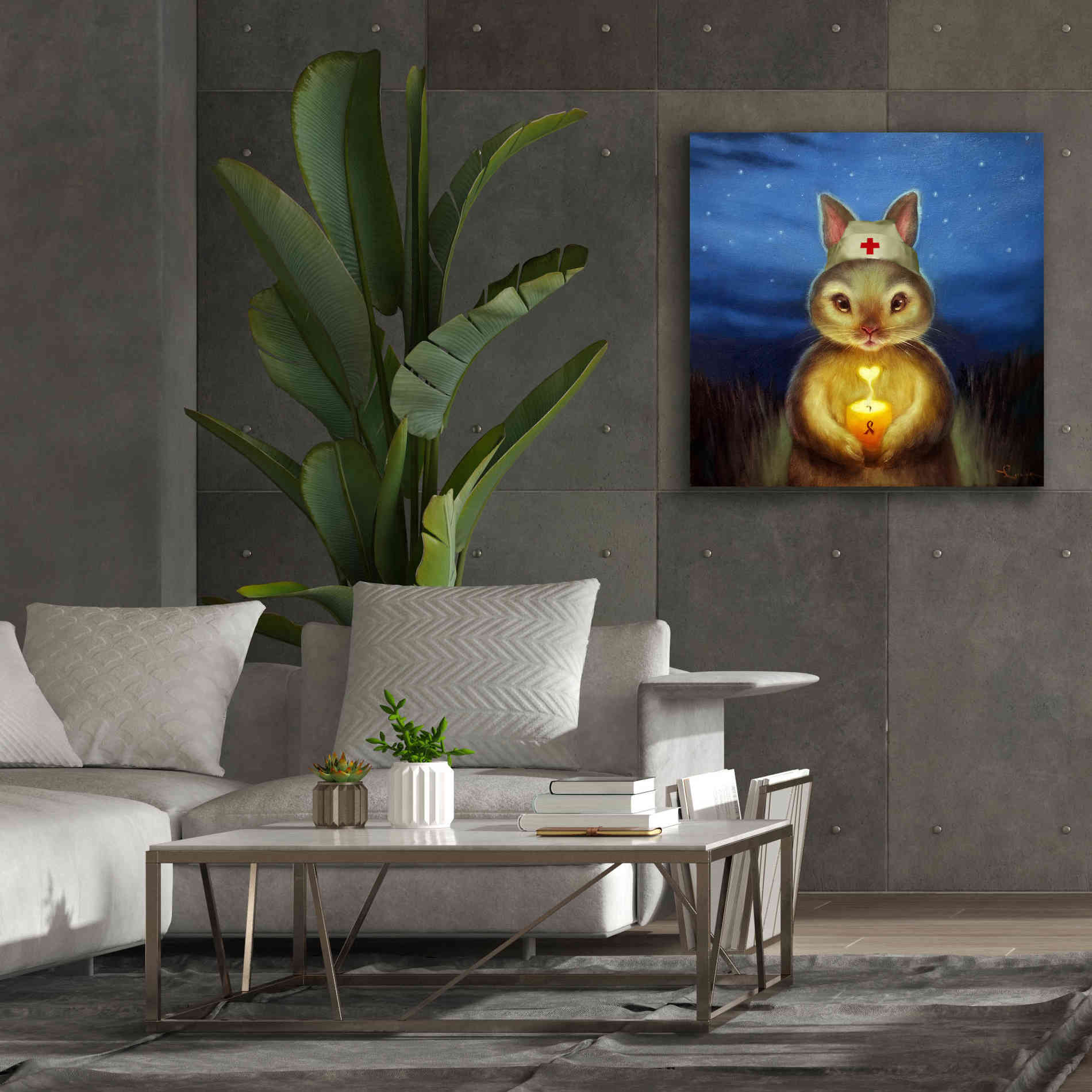 'Hope' by Lucia Heffernan, Canvas Wall Art,37x37