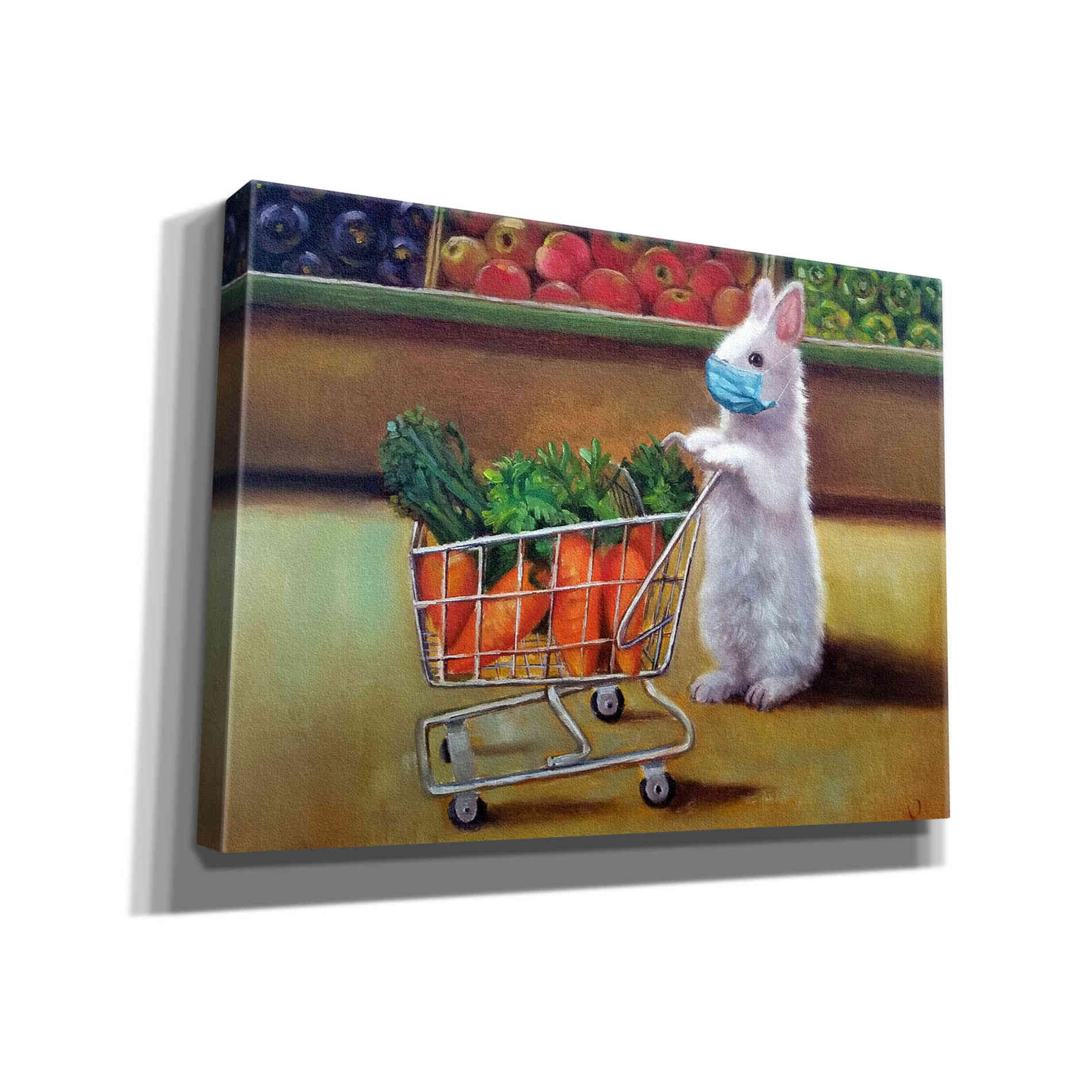 'Quarantine Shopping' by Lucia Heffernan, Canvas Wall Art