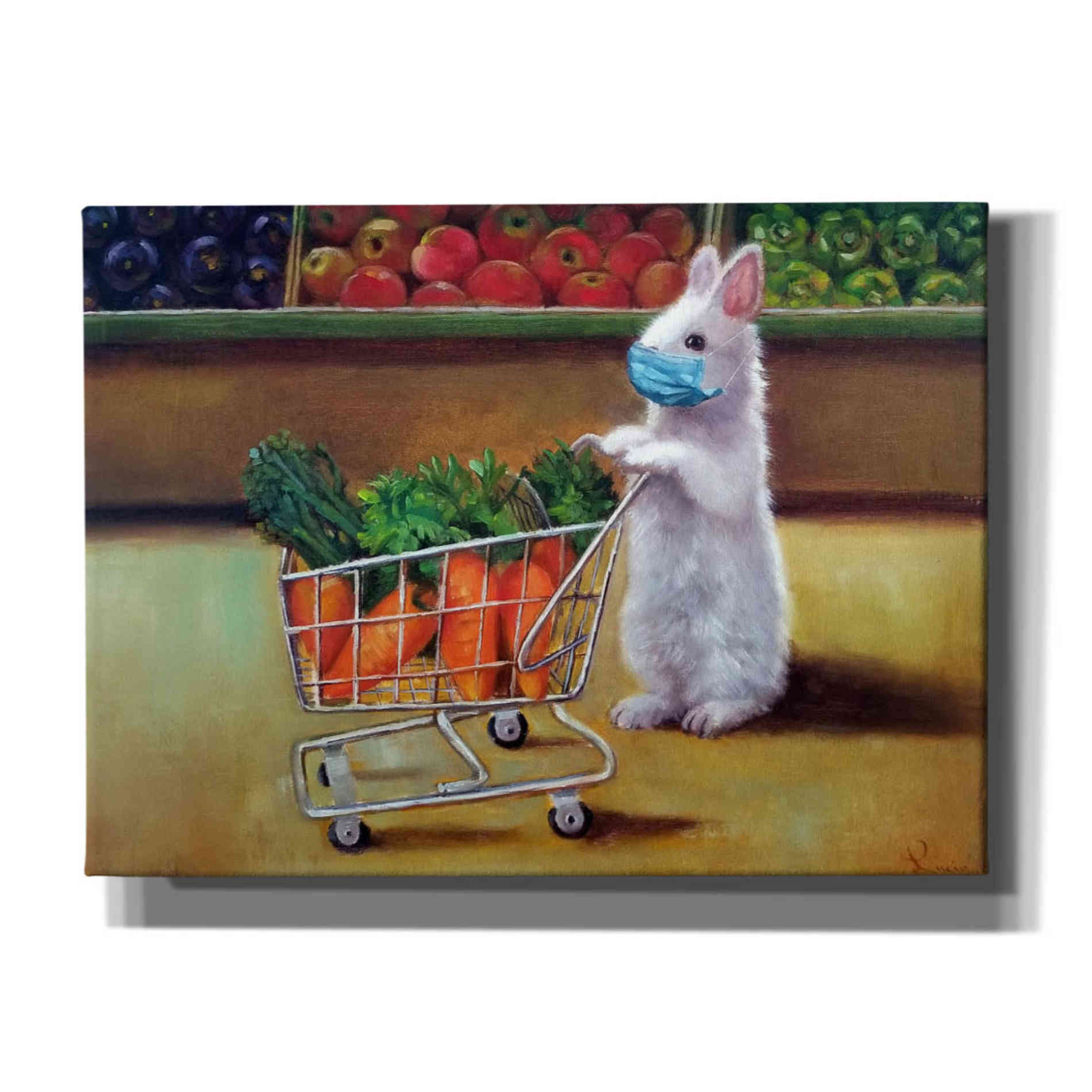 'Quarantine Shopping' by Lucia Heffernan, Canvas Wall Art