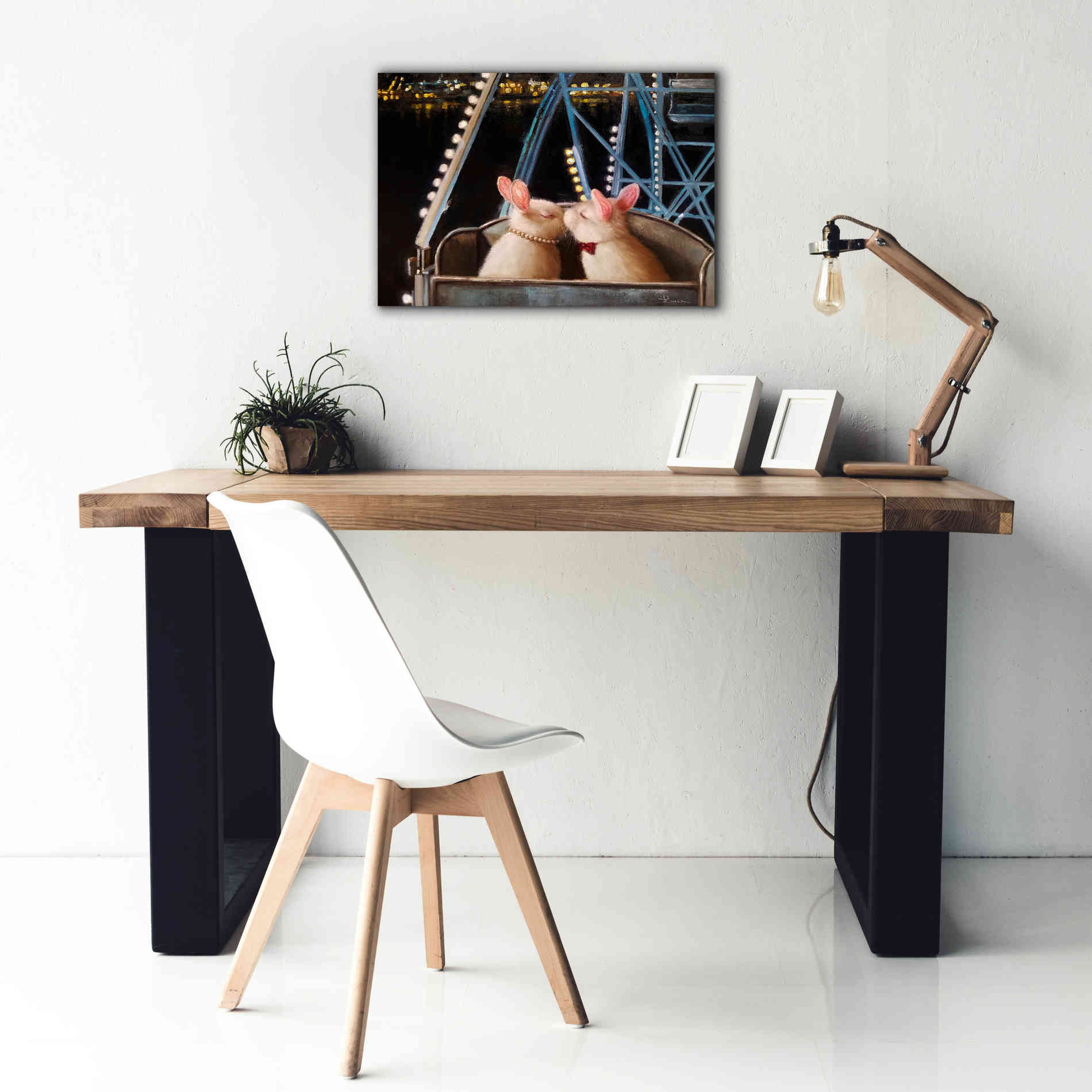 'First Kiss' by Lucia Heffernan, Canvas Wall Art,26x18