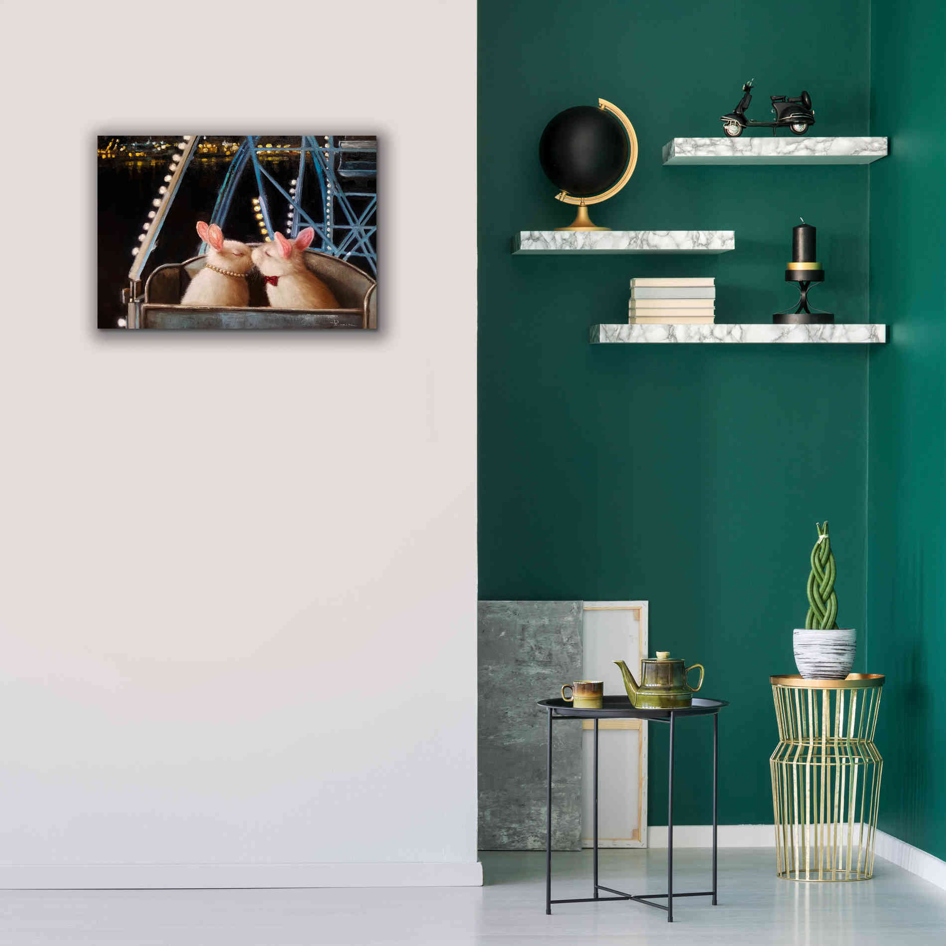 'First Kiss' by Lucia Heffernan, Canvas Wall Art,26x18