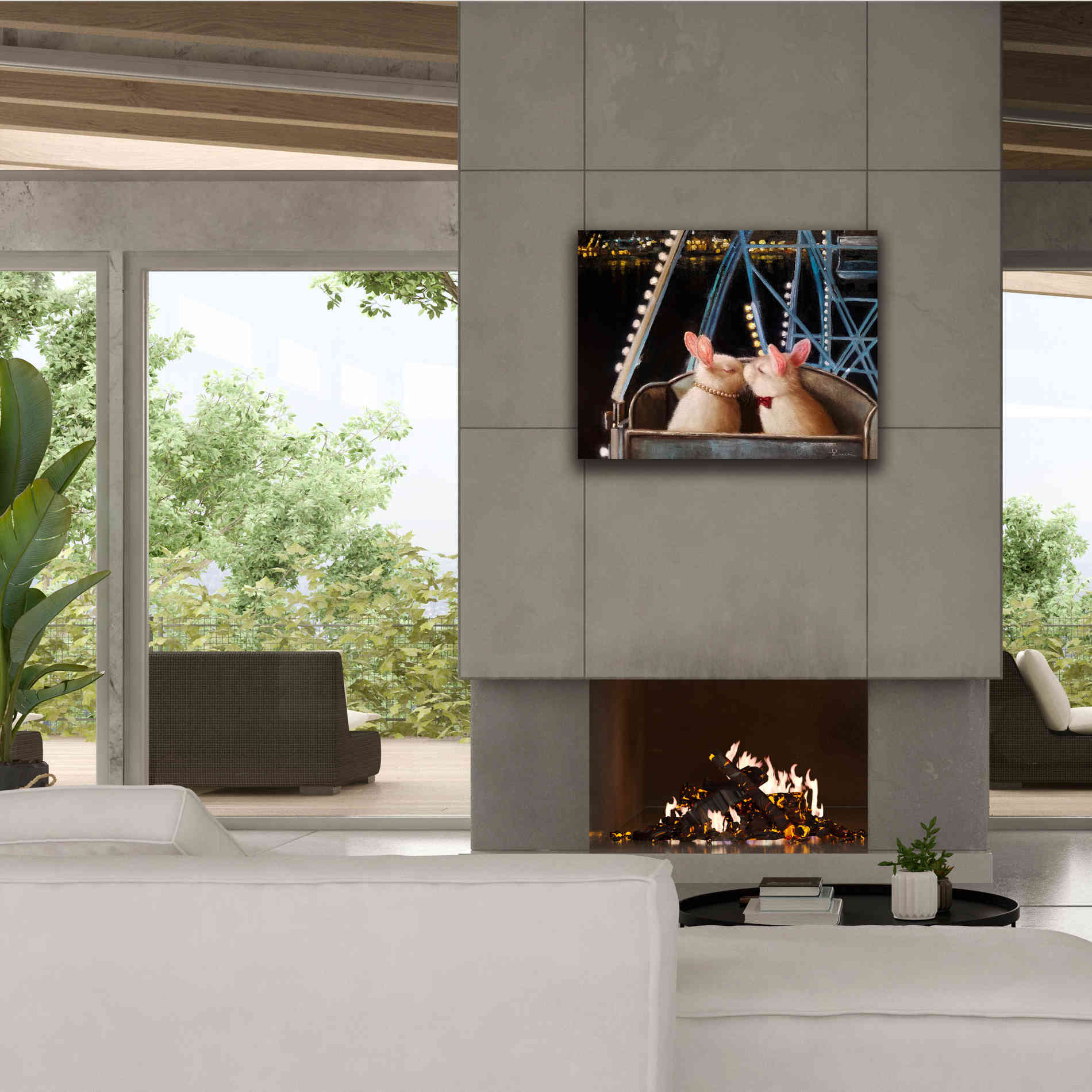 'First Kiss' by Lucia Heffernan, Canvas Wall Art,34x26