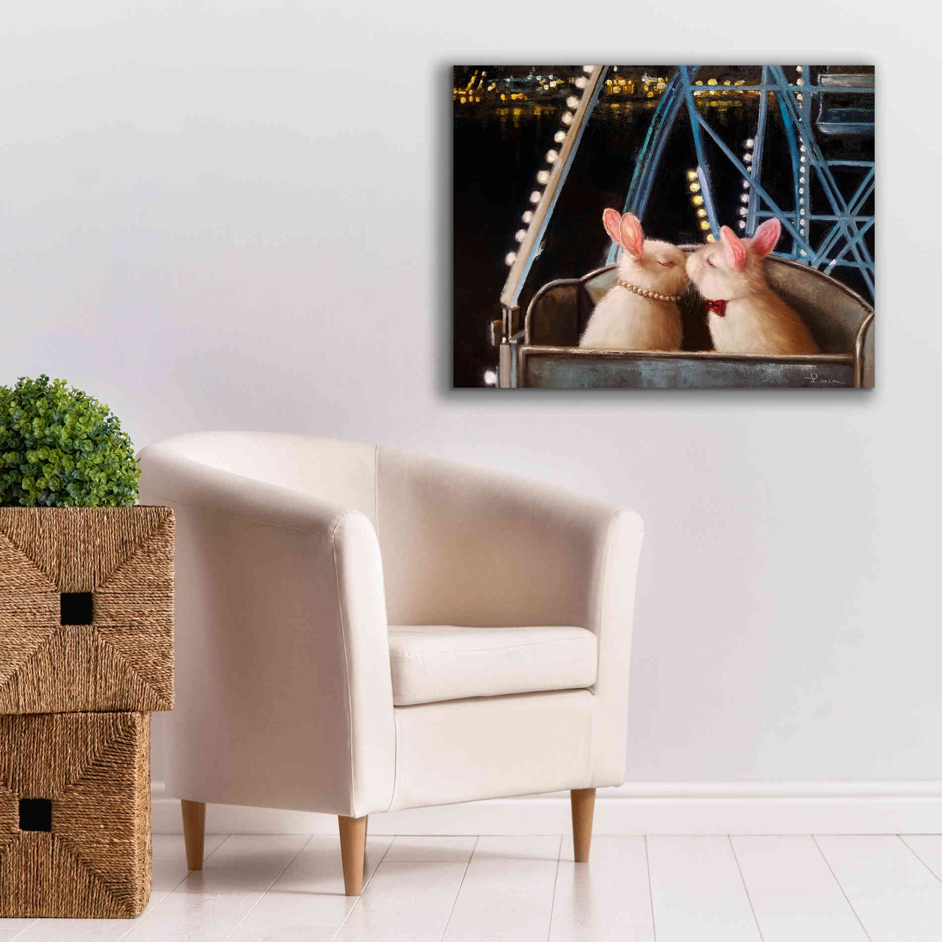 'First Kiss' by Lucia Heffernan, Canvas Wall Art,34x26