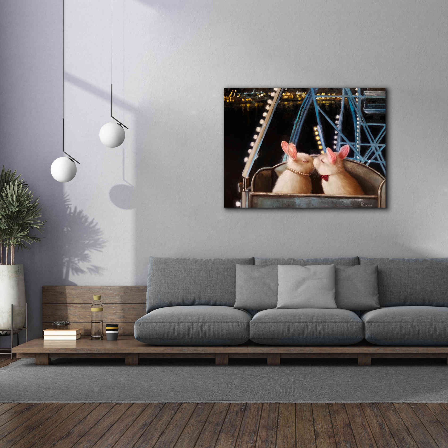 'First Kiss' by Lucia Heffernan, Canvas Wall Art,54x40