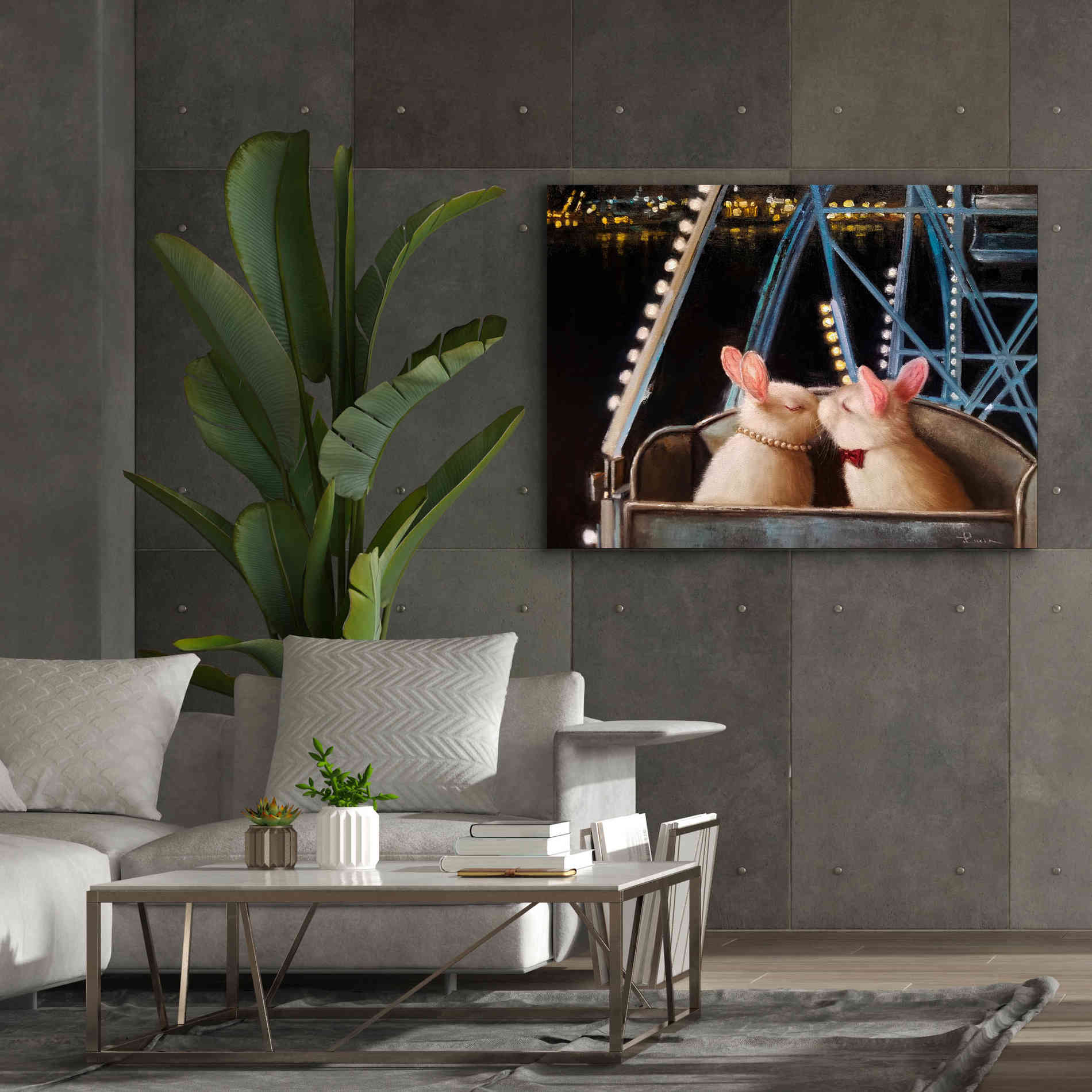 'First Kiss' by Lucia Heffernan, Canvas Wall Art,54x40