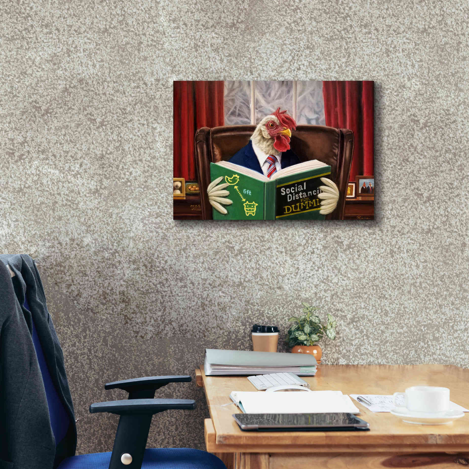 'Bird Brain' by Lucia Heffernan, Canvas Wall Art,24x20