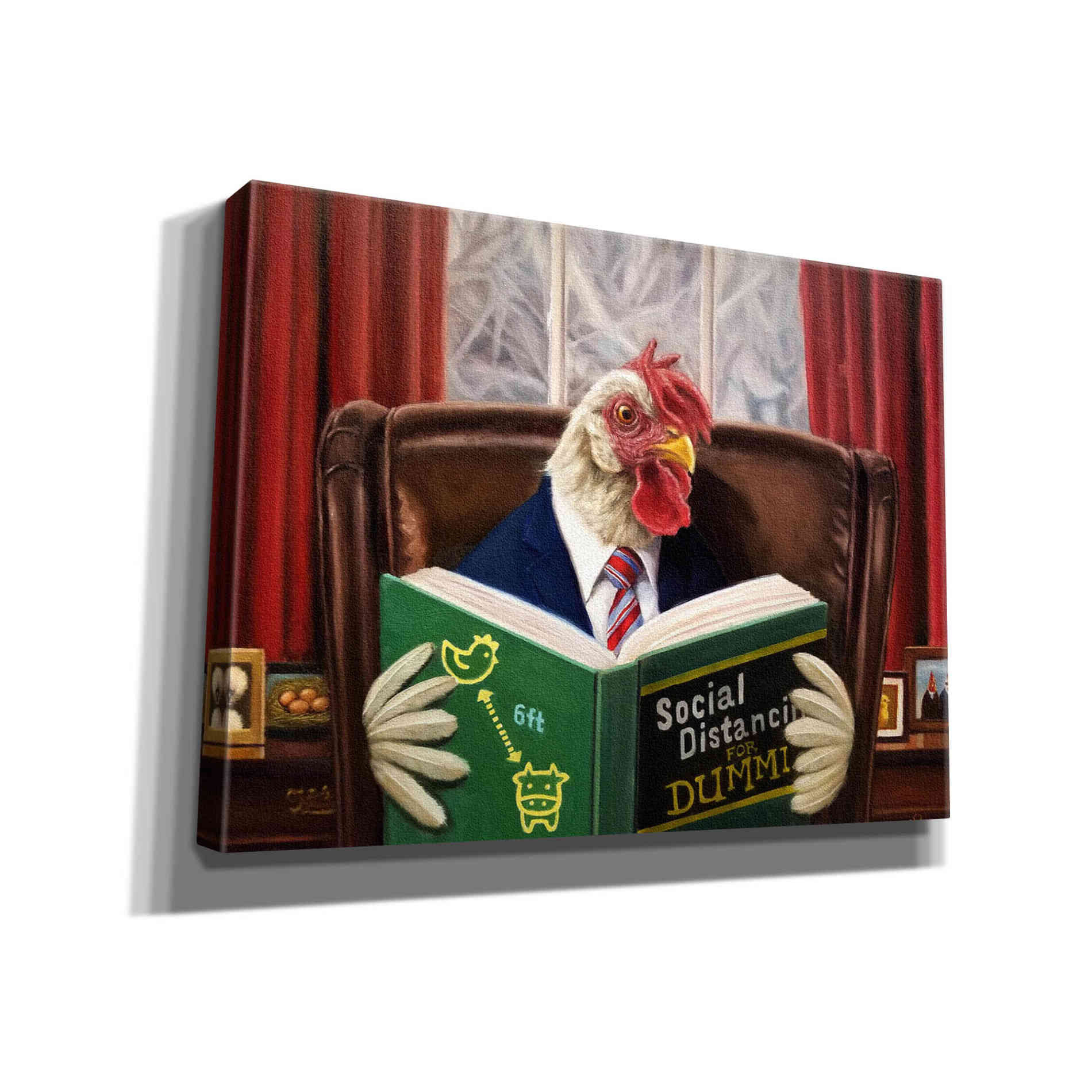 'Bird Brain' by Lucia Heffernan, Canvas Wall Art