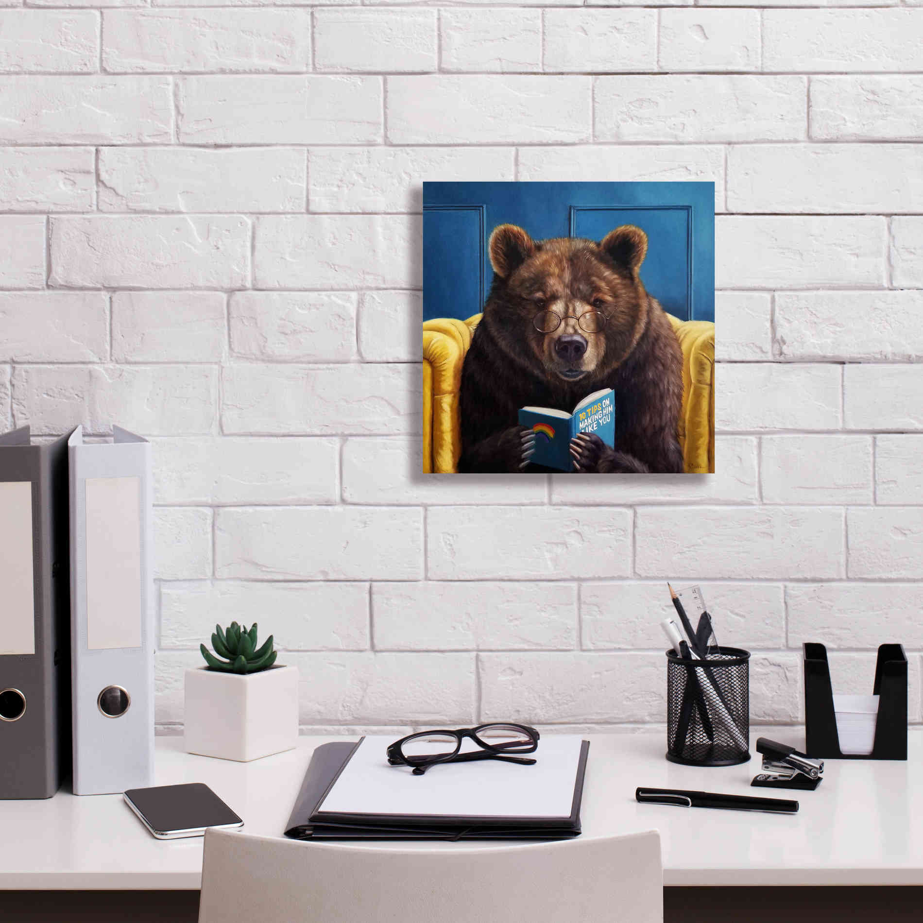 'Bear Trap' by Lucia Heffernan, Canvas Wall Art,12x12