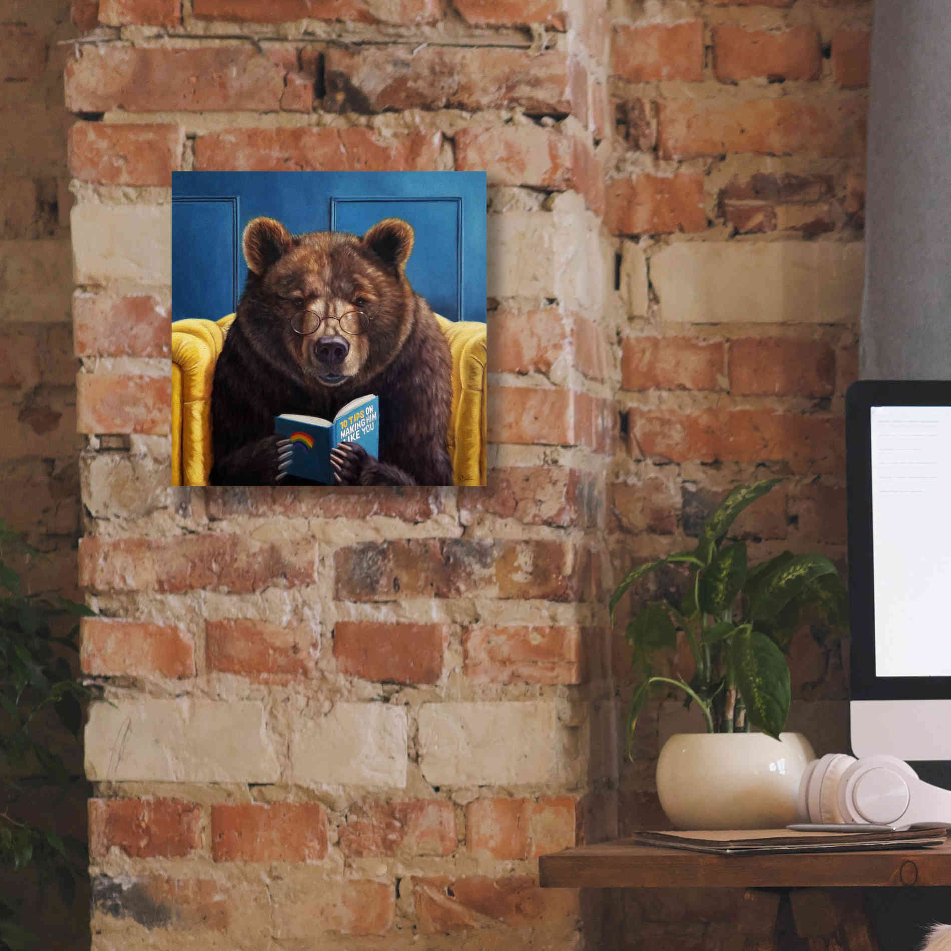 'Bear Trap' by Lucia Heffernan, Canvas Wall Art,12x12