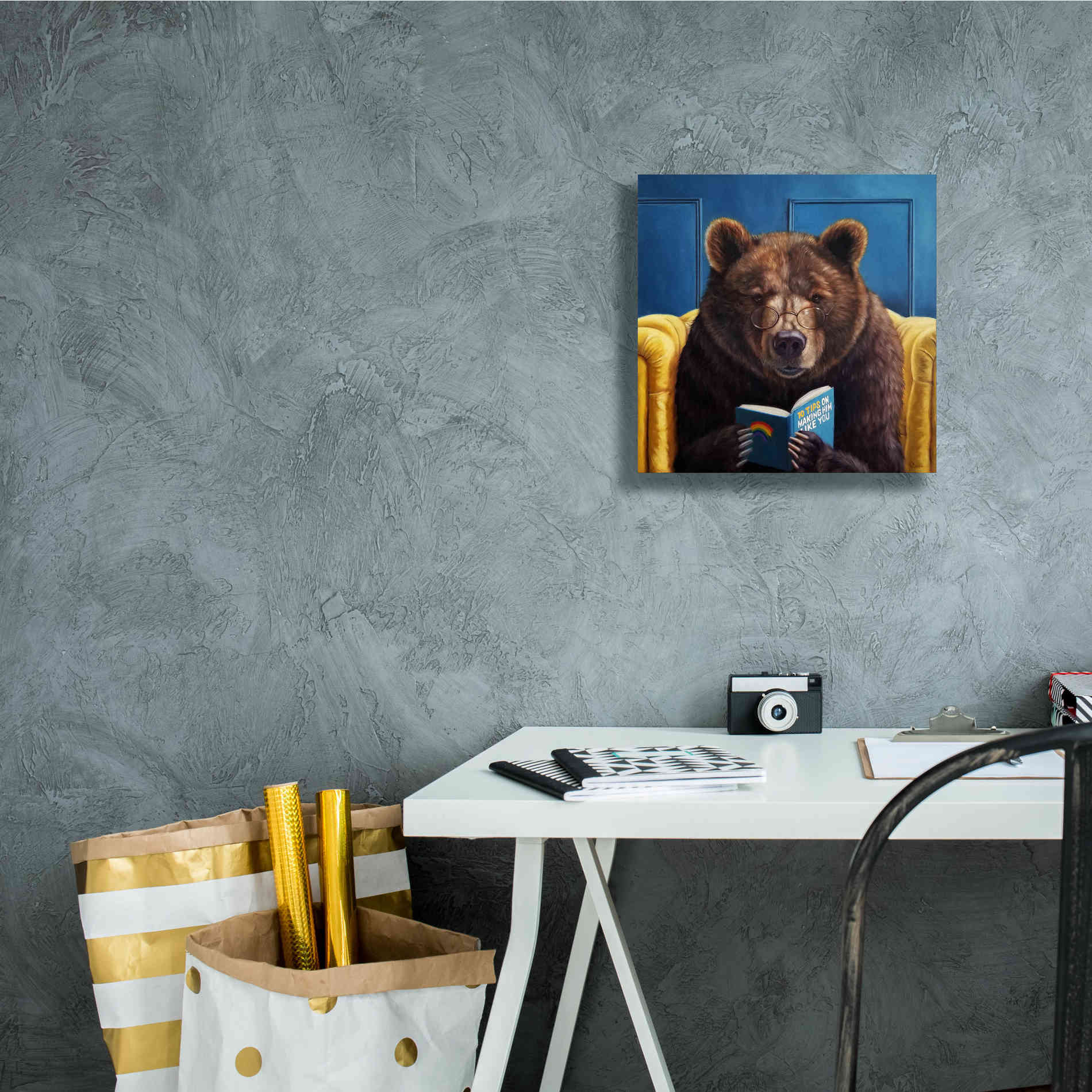 'Bear Trap' by Lucia Heffernan, Canvas Wall Art,12x12