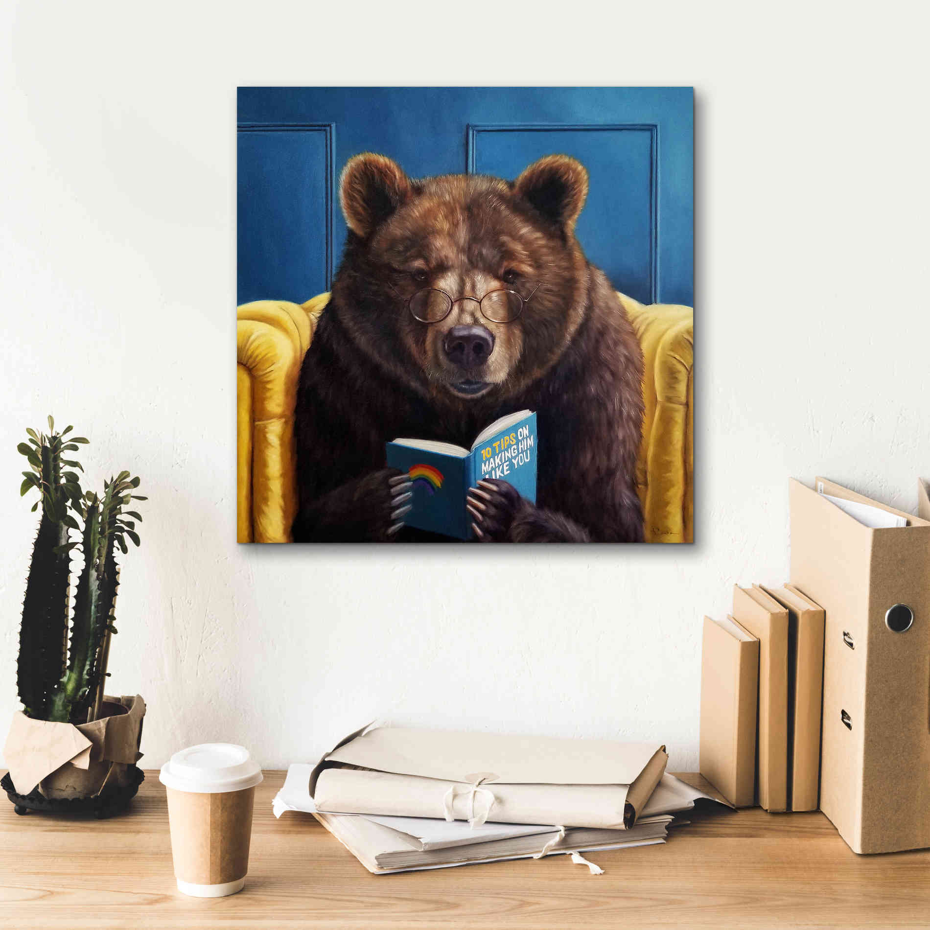 'Bear Trap' by Lucia Heffernan, Canvas Wall Art,18x18