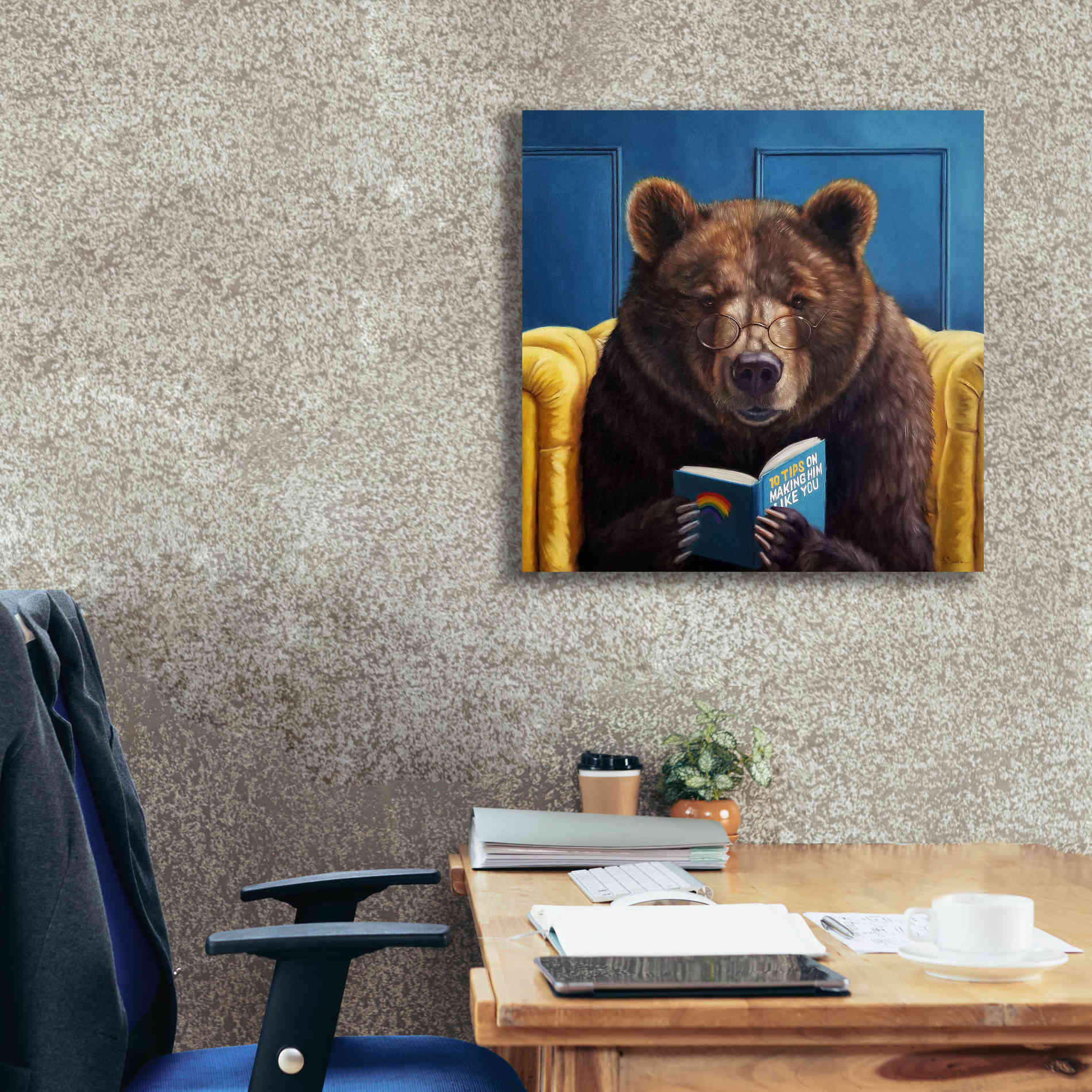 'Bear Trap' by Lucia Heffernan, Canvas Wall Art,26x26