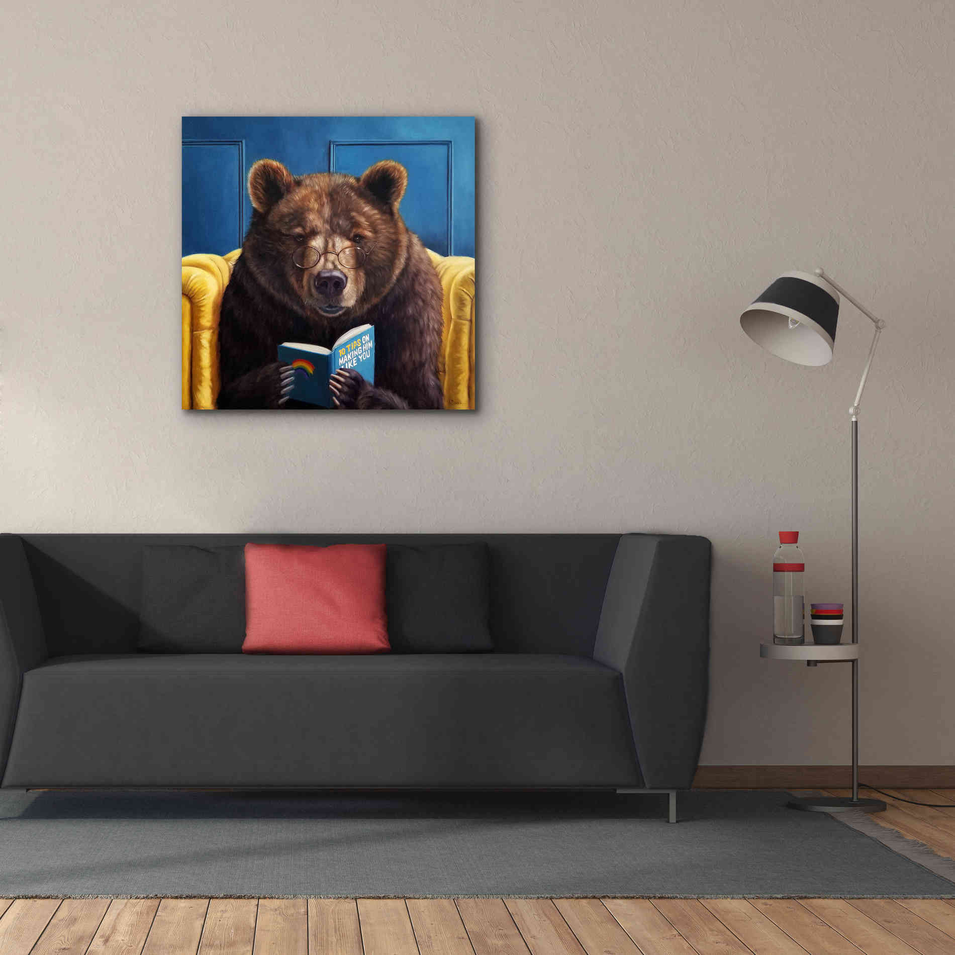 'Bear Trap' by Lucia Heffernan, Canvas Wall Art,37x37