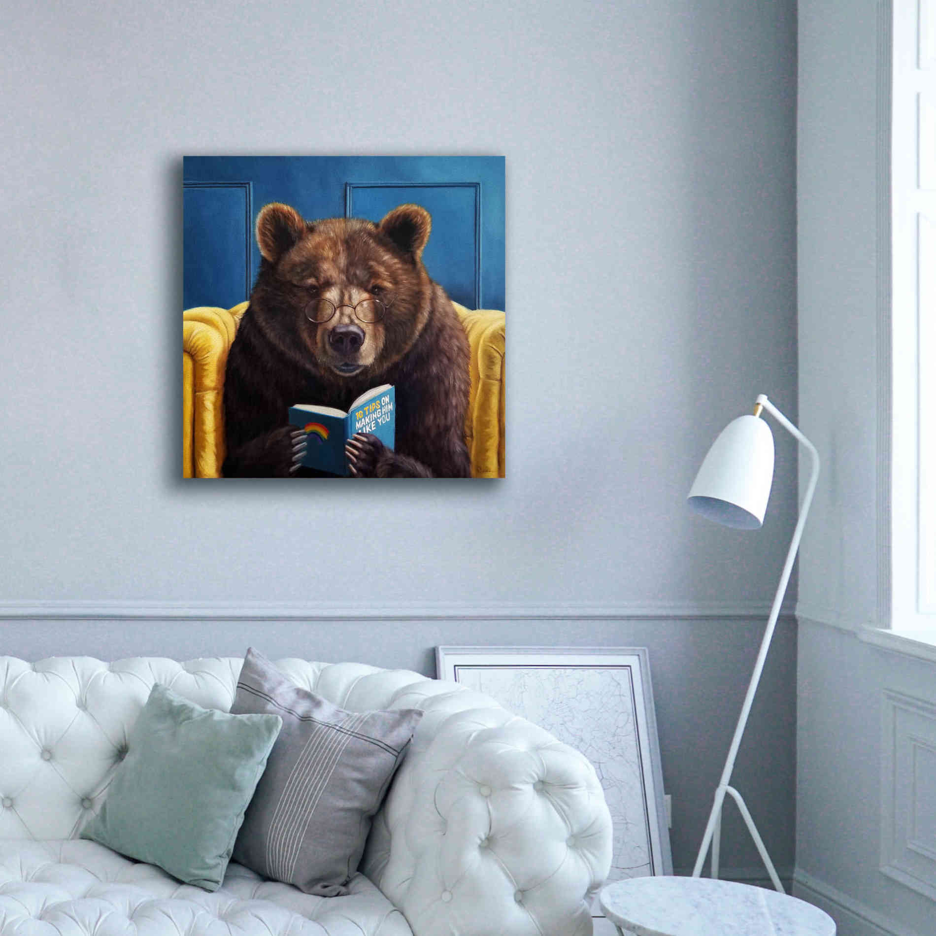 'Bear Trap' by Lucia Heffernan, Canvas Wall Art,37x37