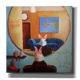 'Pandemic Haircut' by Lucia Heffernan, Canvas Wall Art