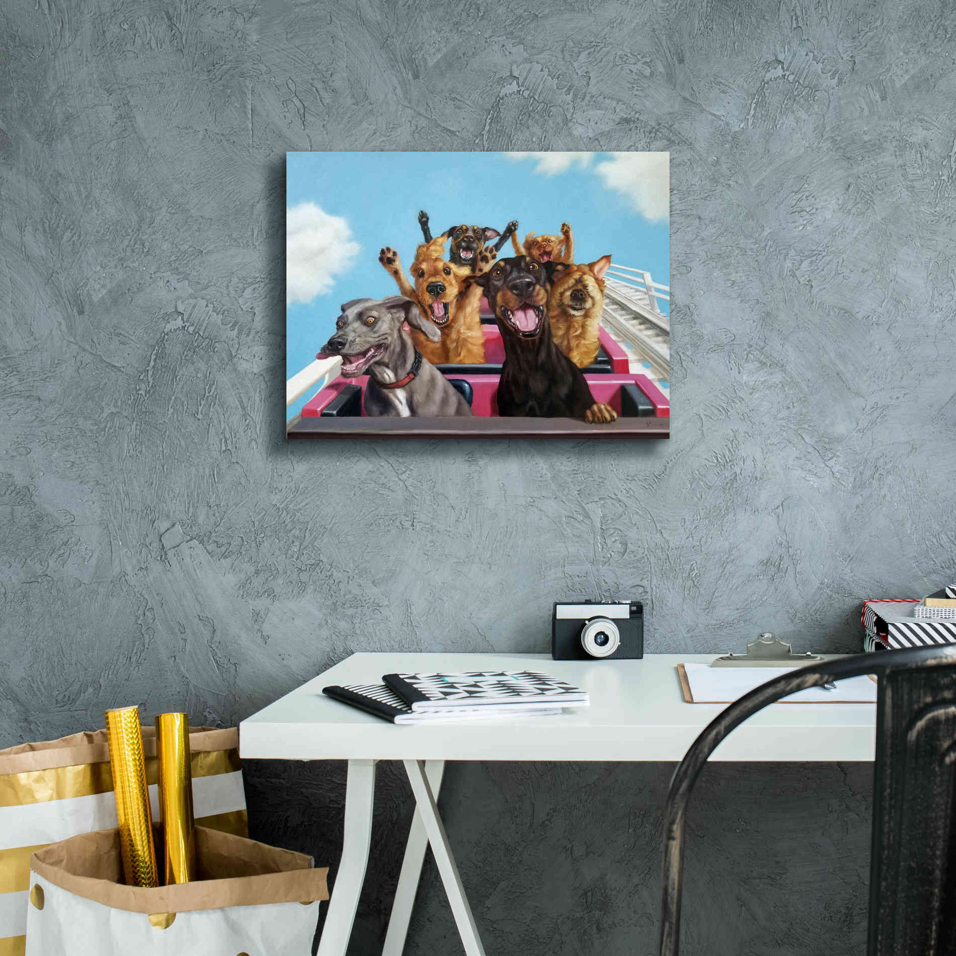 'Thrill Seekers' by Lucia Heffernan, Canvas Wall Art,16x12