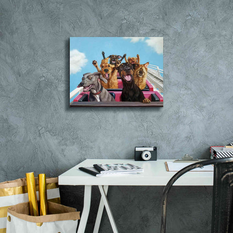 Image of 'Thrill Seekers' by Lucia Heffernan, Canvas Wall Art,16x12