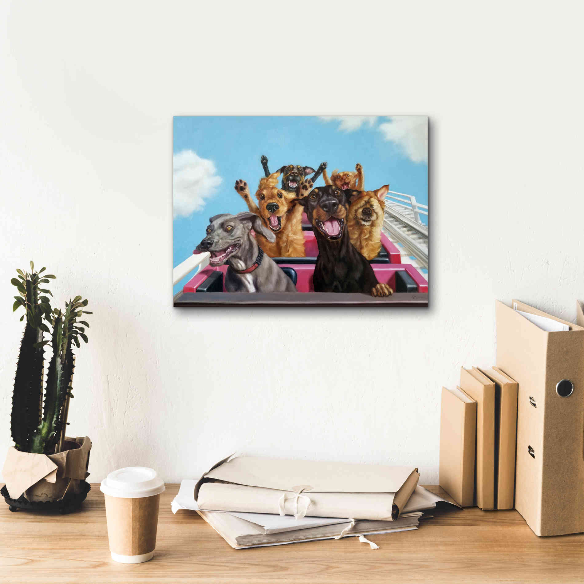 'Thrill Seekers' by Lucia Heffernan, Canvas Wall Art,16x12