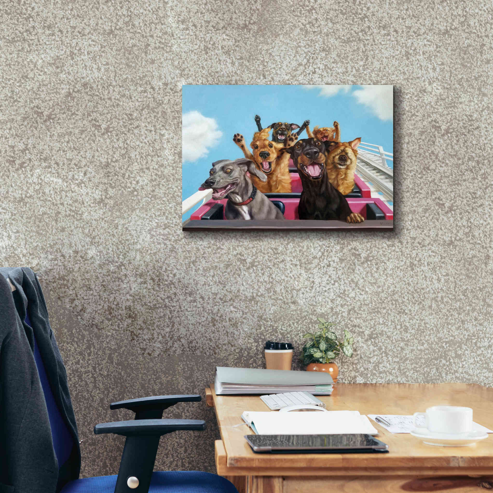 'Thrill Seekers' by Lucia Heffernan, Canvas Wall Art,26x18