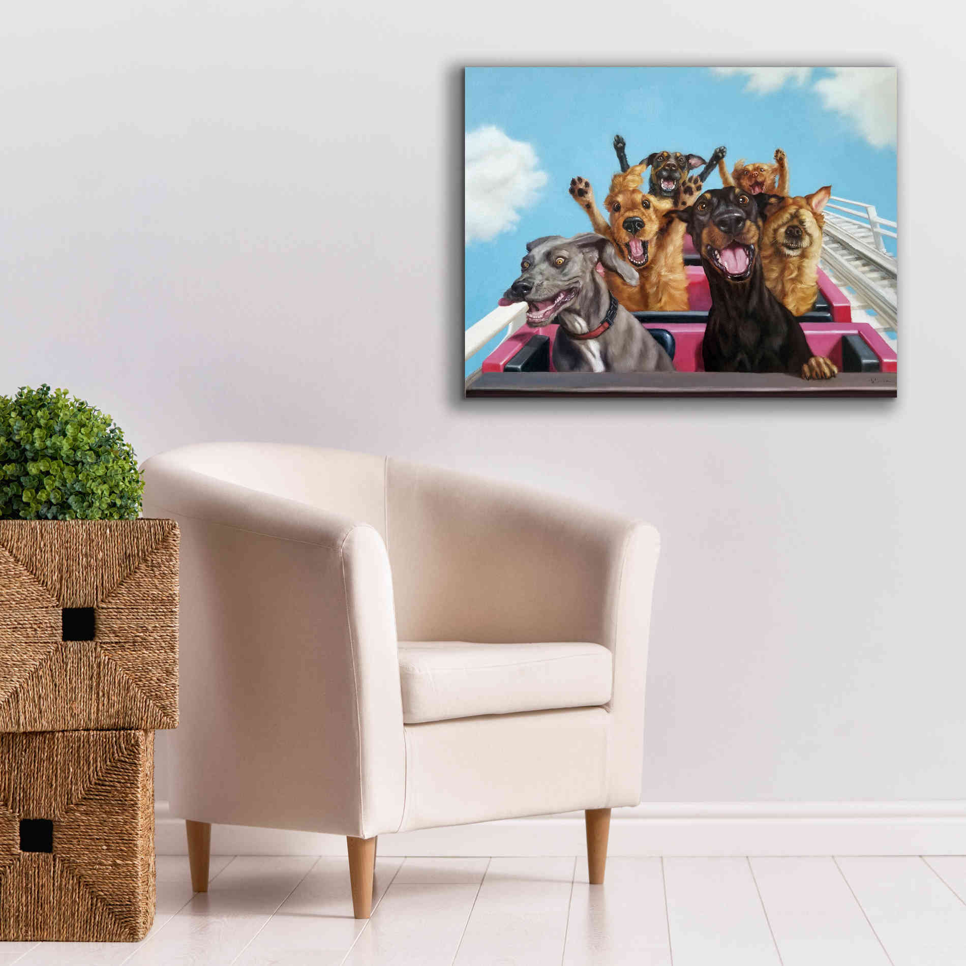 'Thrill Seekers' by Lucia Heffernan, Canvas Wall Art,34x26