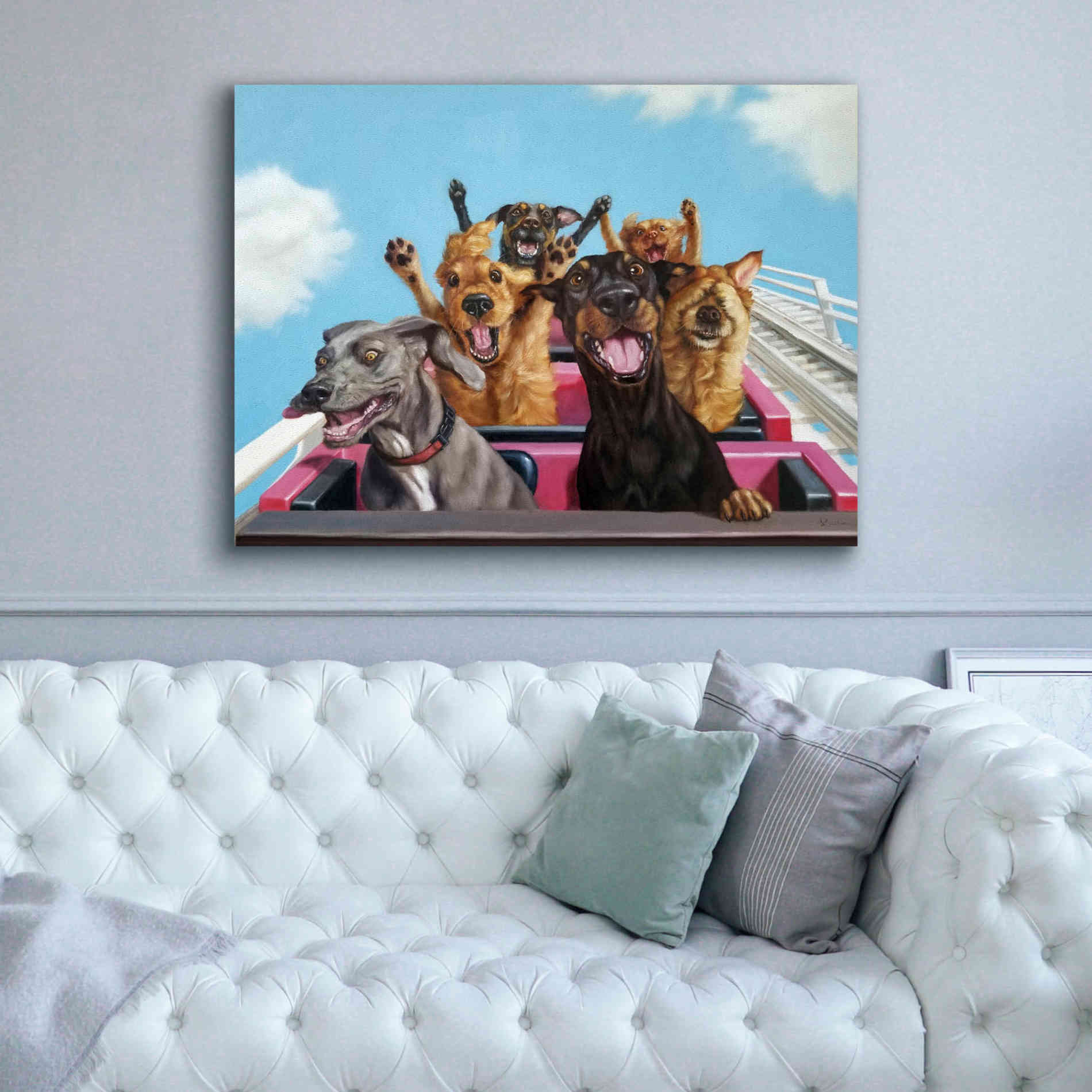 'Thrill Seekers' by Lucia Heffernan, Canvas Wall Art,54x40