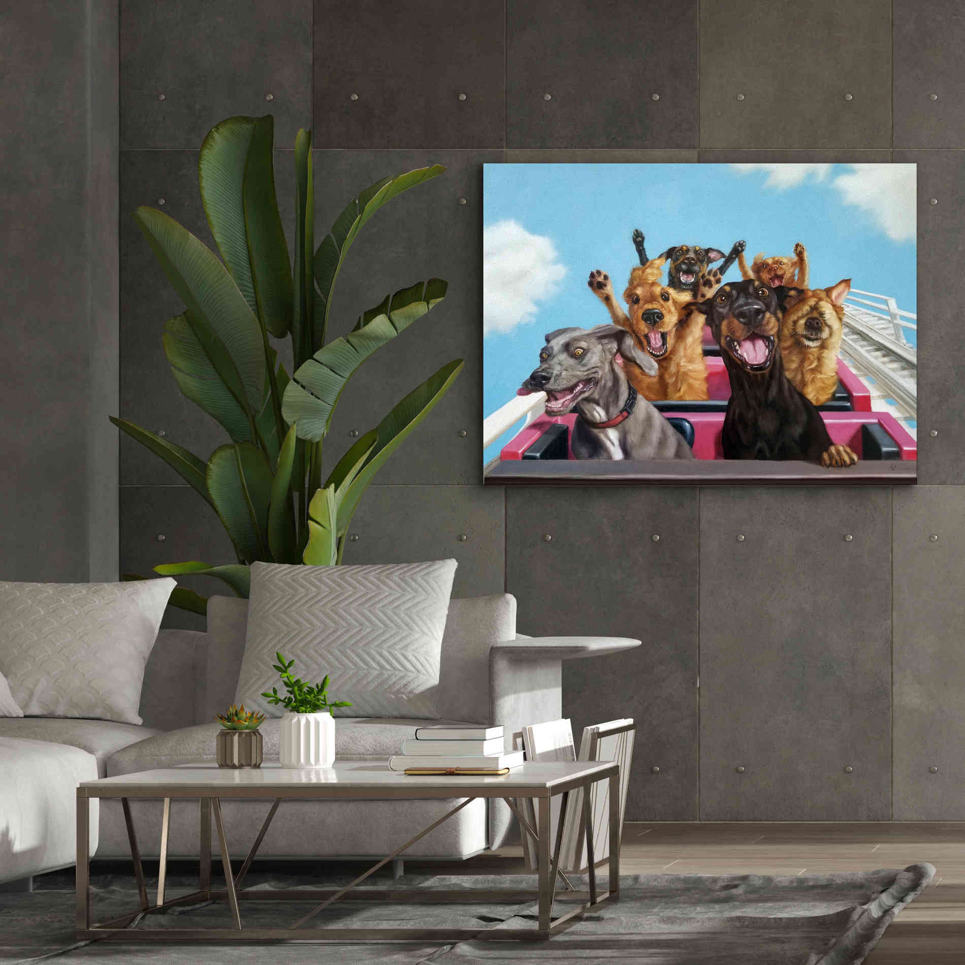 'Thrill Seekers' by Lucia Heffernan, Canvas Wall Art,54x40