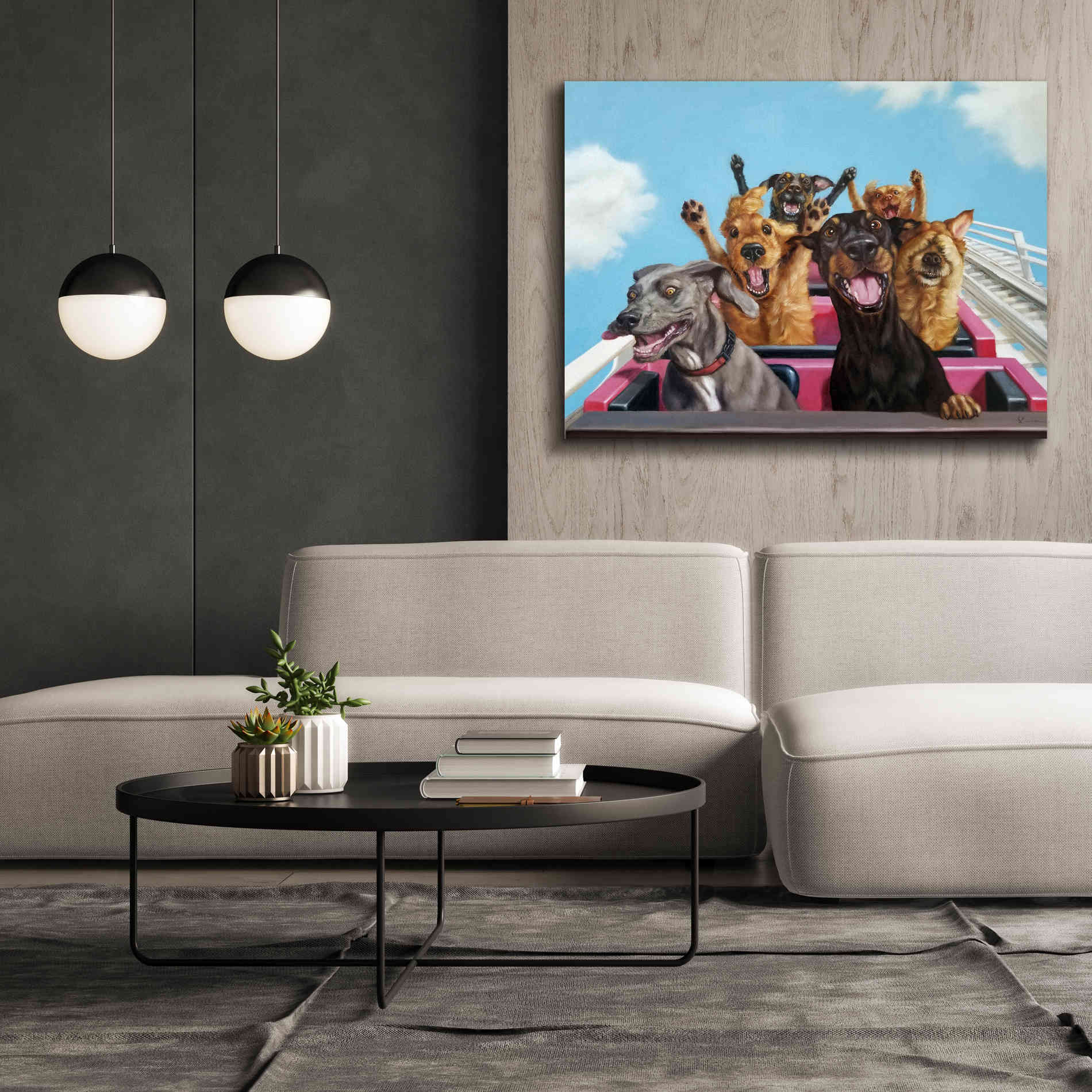 'Thrill Seekers' by Lucia Heffernan, Canvas Wall Art,54x40