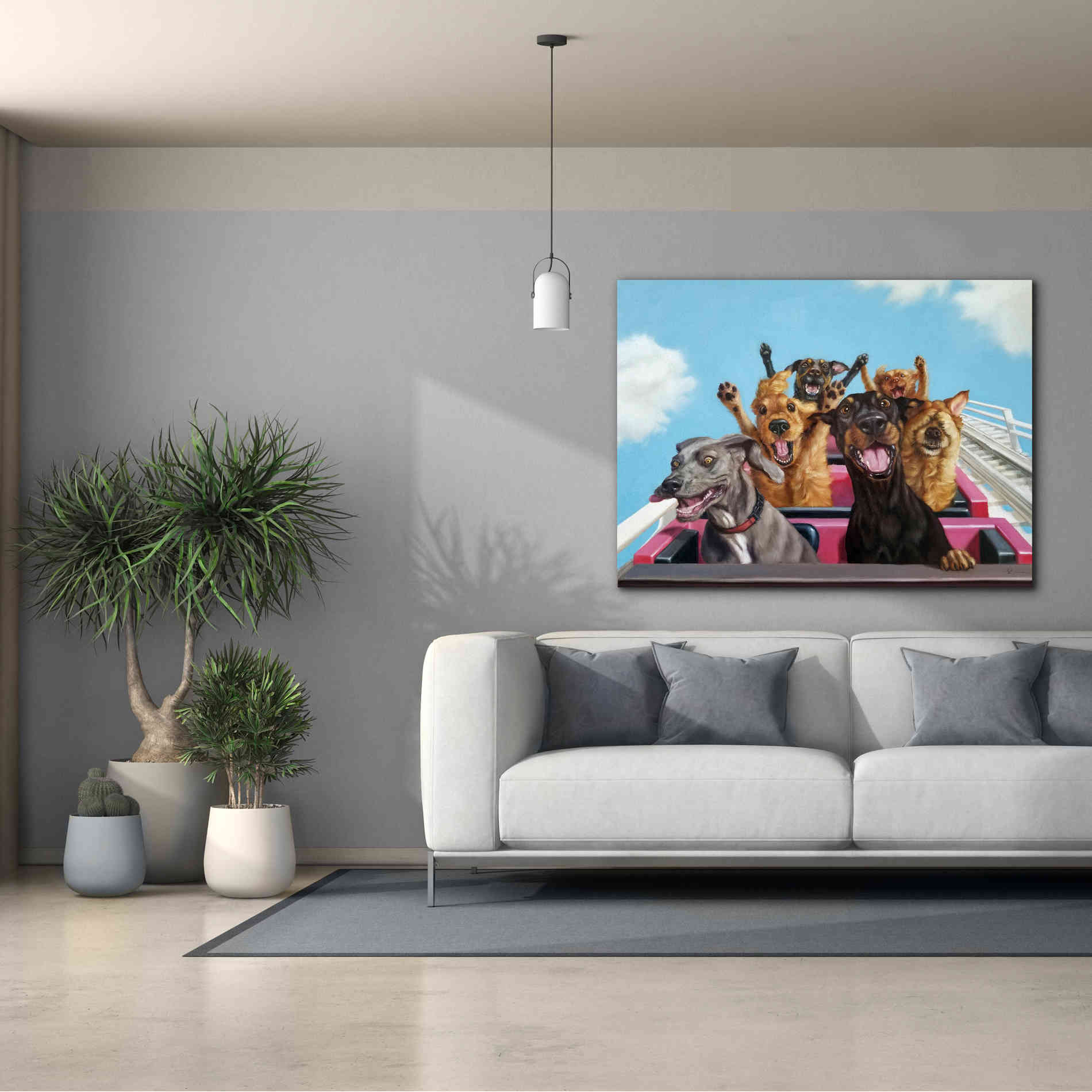 'Thrill Seekers' by Lucia Heffernan, Canvas Wall Art,54x40