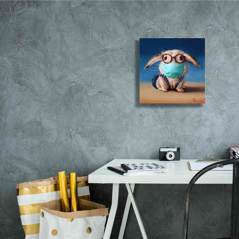 Image of 'Back To School - Mask' by Lucia Heffernan, Canvas Wall Art,12x12