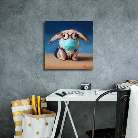 Image of 'Back To School - Mask' by Lucia Heffernan, Canvas Wall Art,18x18
