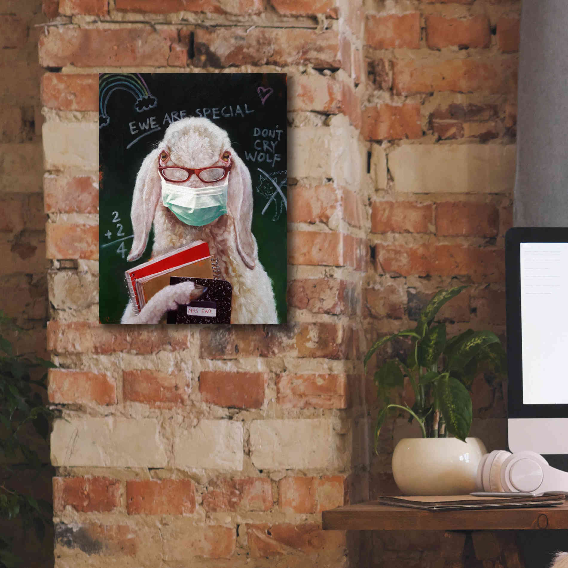 'Back To School - Teacher' by Lucia Heffernan, Canvas Wall Art,12x16