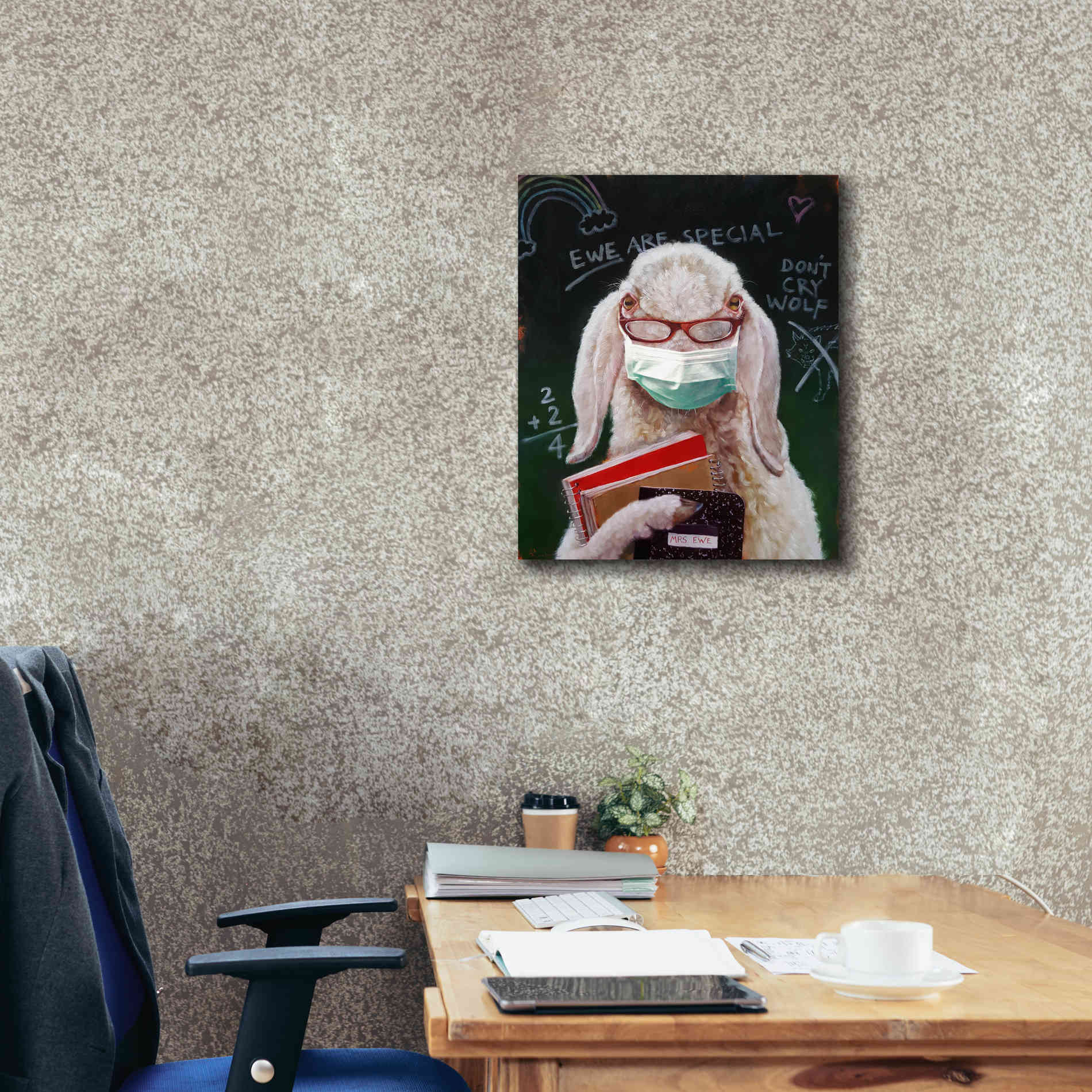 'Back To School - Teacher' by Lucia Heffernan, Canvas Wall Art,20x24