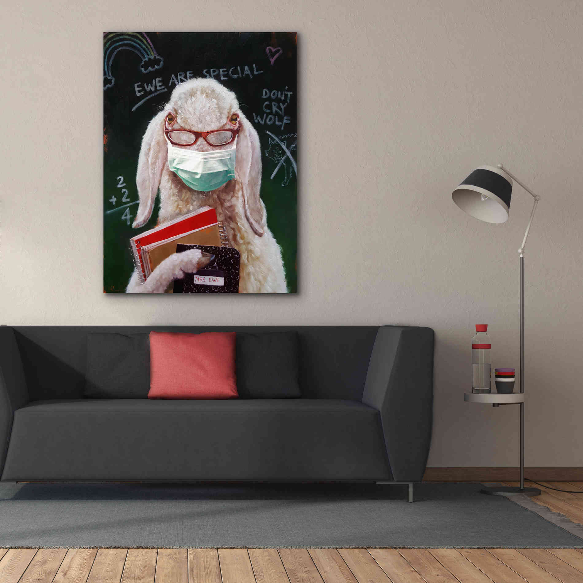 'Back To School - Teacher' by Lucia Heffernan, Canvas Wall Art,40x54