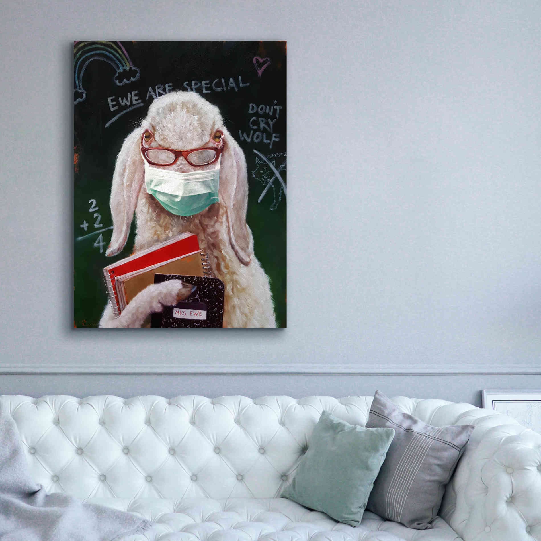 'Back To School - Teacher' by Lucia Heffernan, Canvas Wall Art,40x54