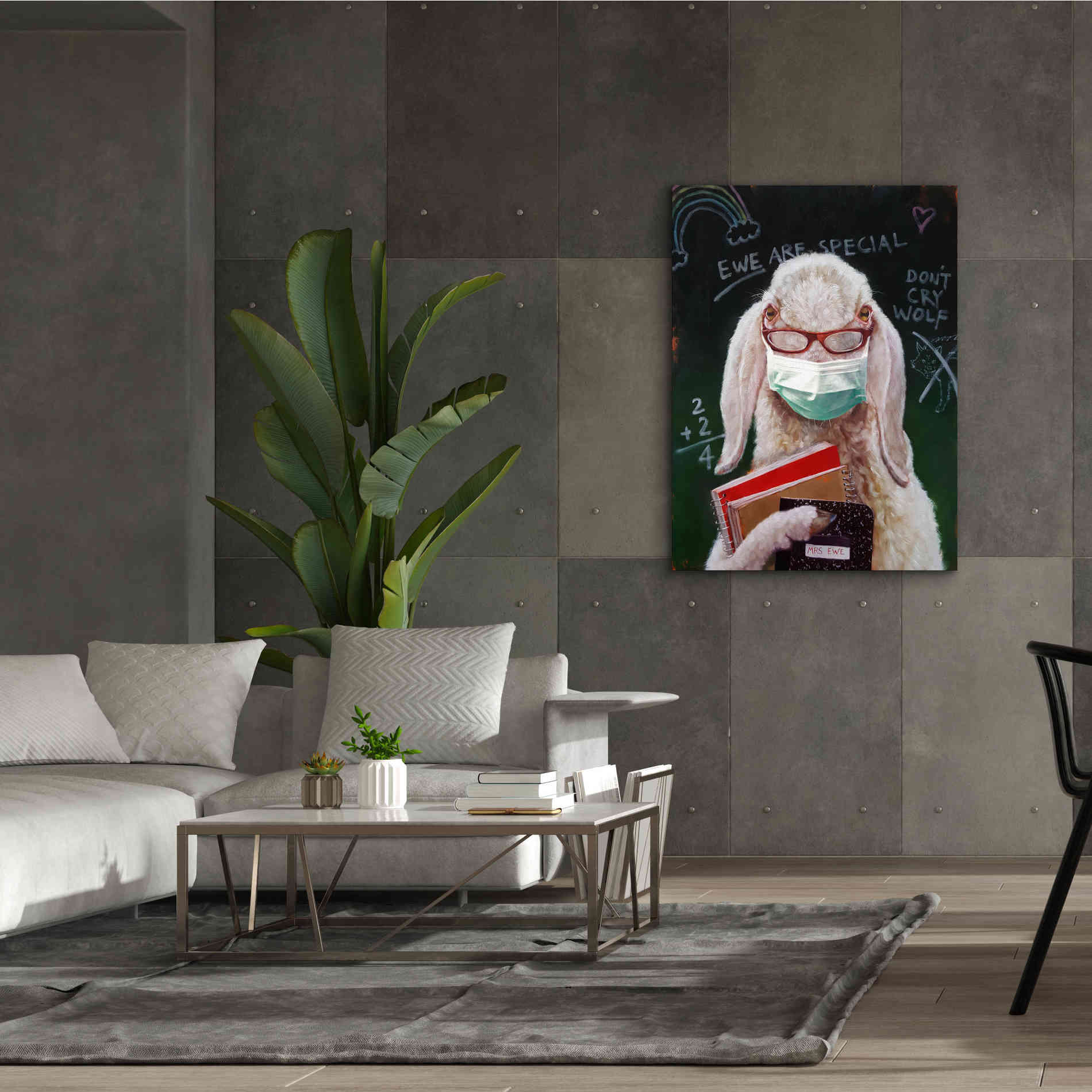 'Back To School - Teacher' by Lucia Heffernan, Canvas Wall Art,40x54