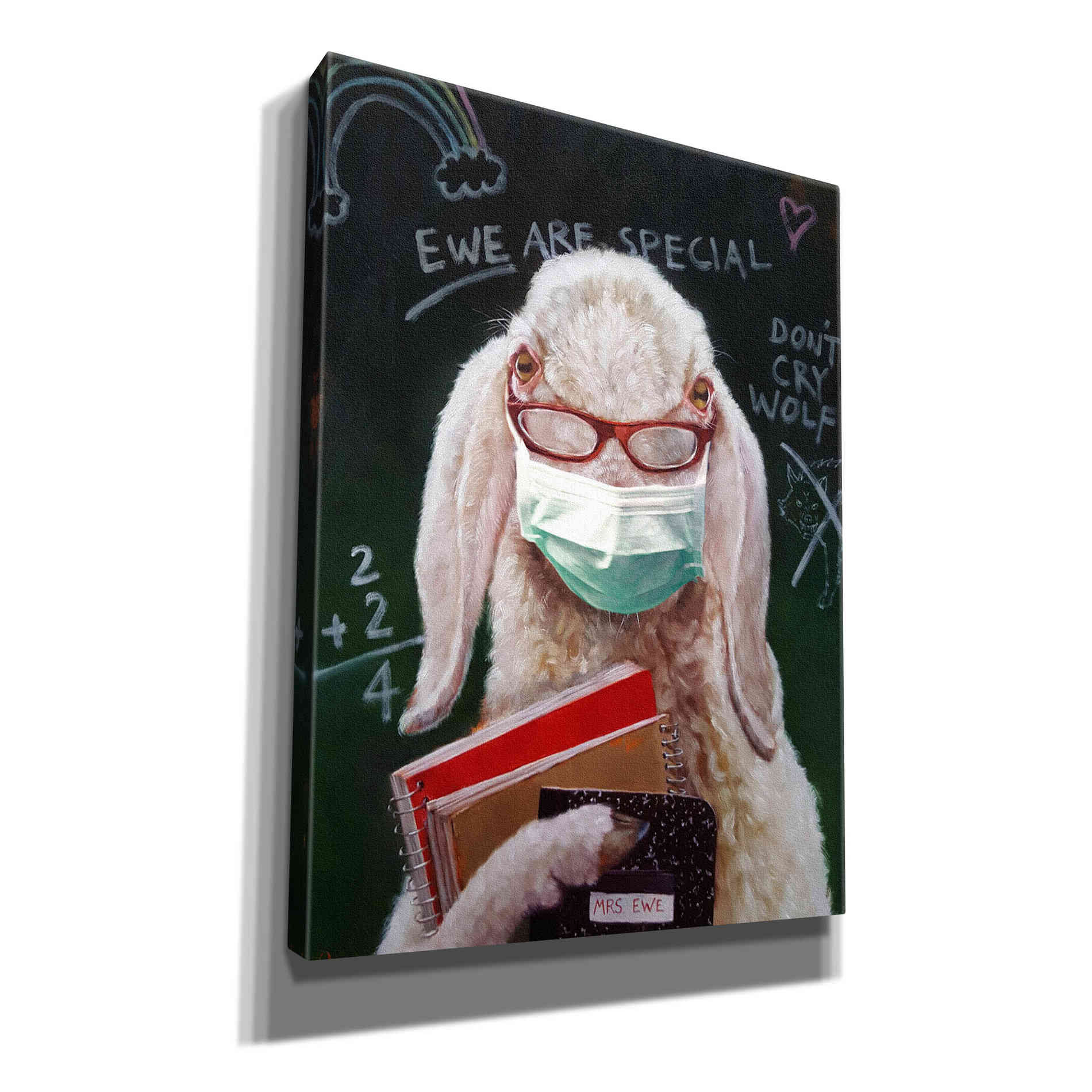 'Back To School - Teacher' by Lucia Heffernan, Canvas Wall Art