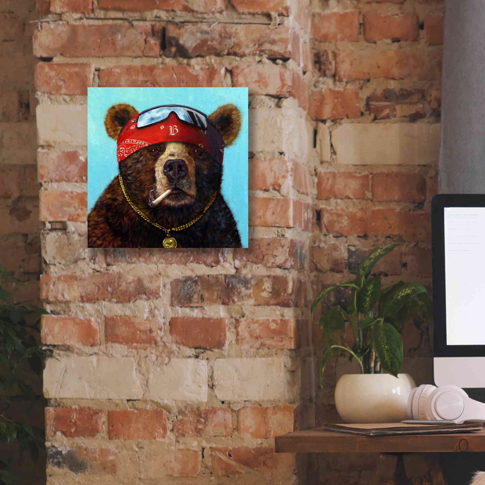 'Half Baked' by Lucia Heffernan, Canvas Wall Art,12x12