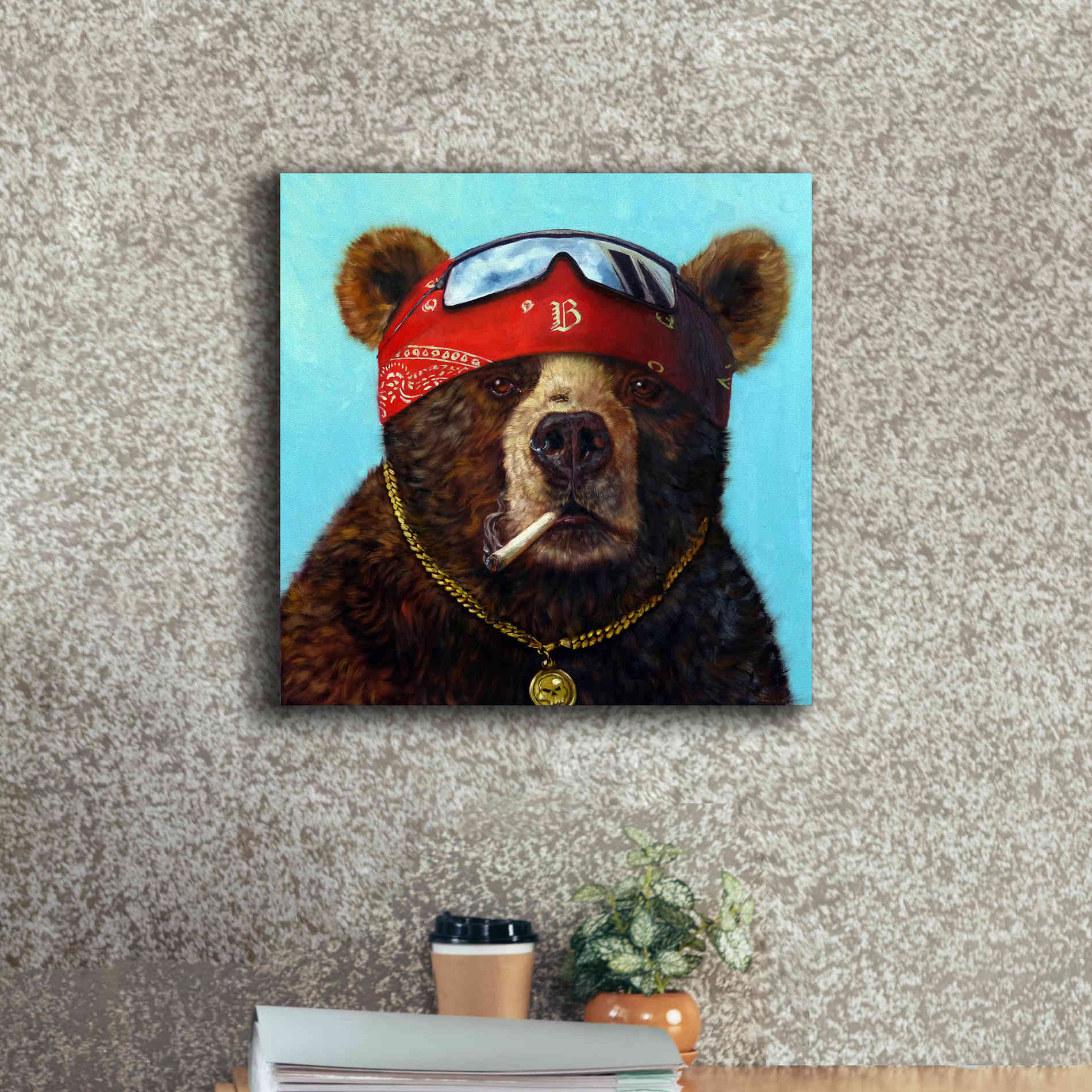 'Half Baked' by Lucia Heffernan, Canvas Wall Art,18x18