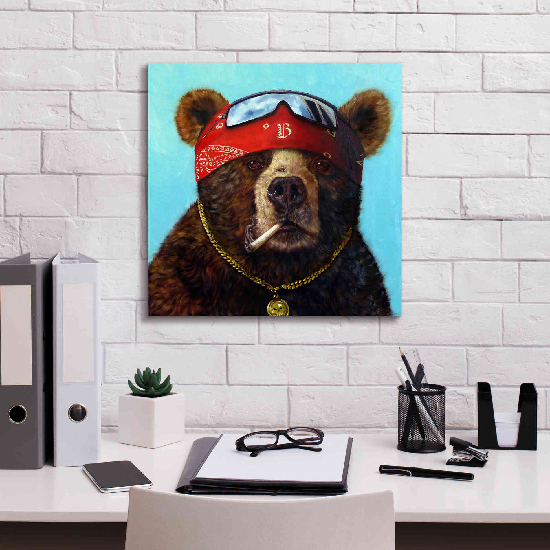 'Half Baked' by Lucia Heffernan, Canvas Wall Art,18x18