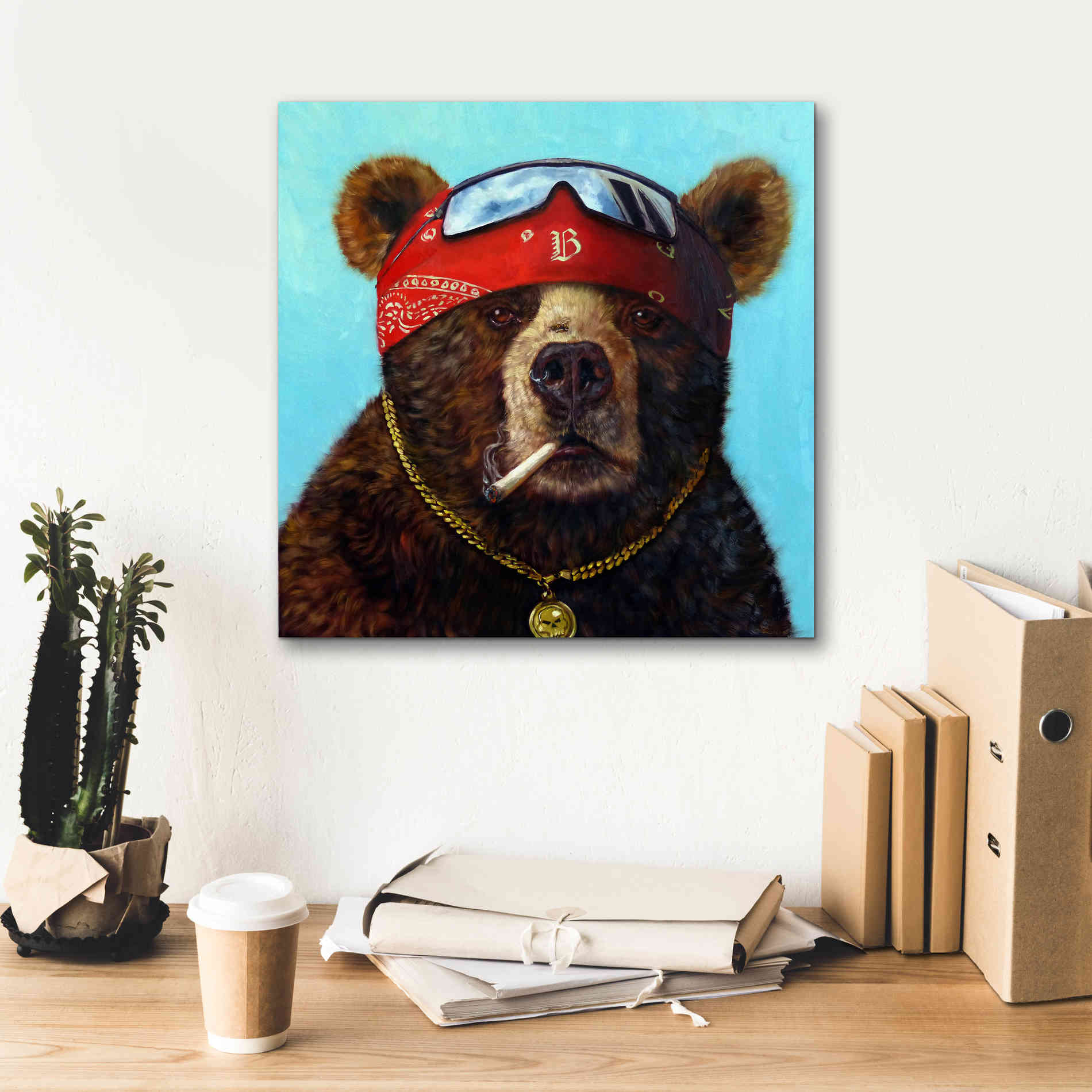 'Half Baked' by Lucia Heffernan, Canvas Wall Art,18x18