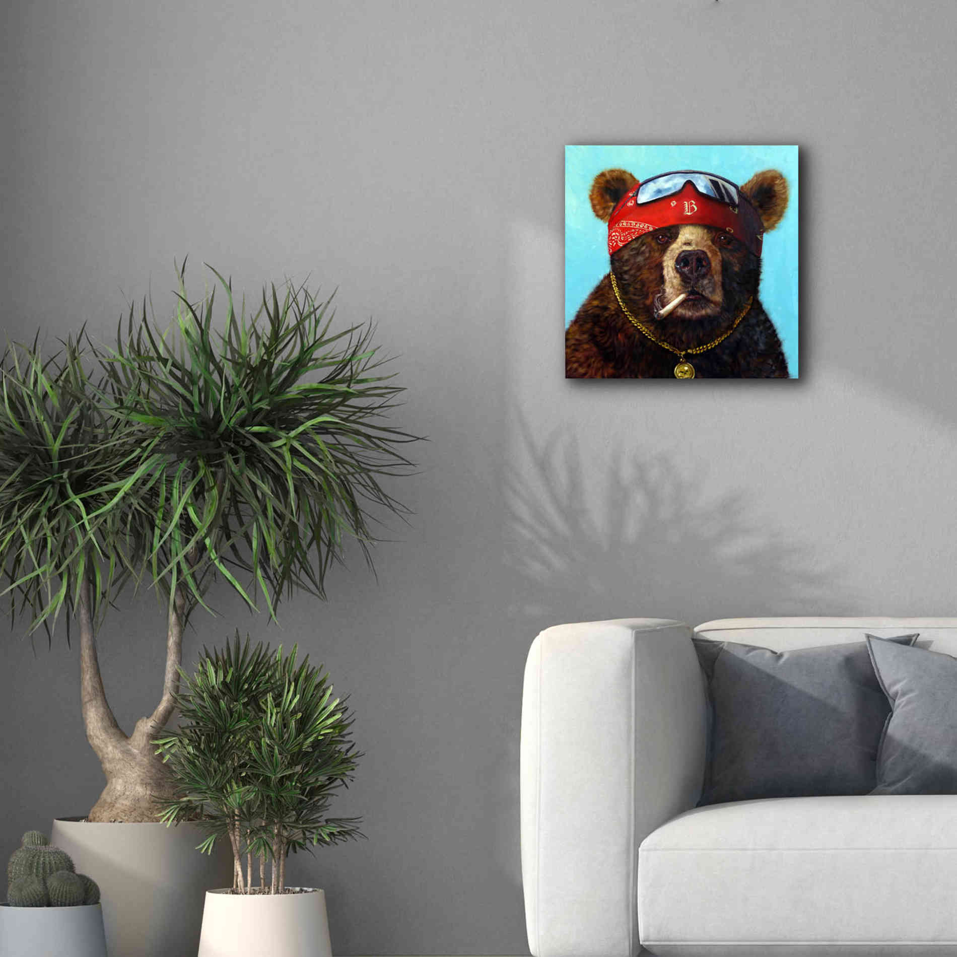 'Half Baked' by Lucia Heffernan, Canvas Wall Art,18x18