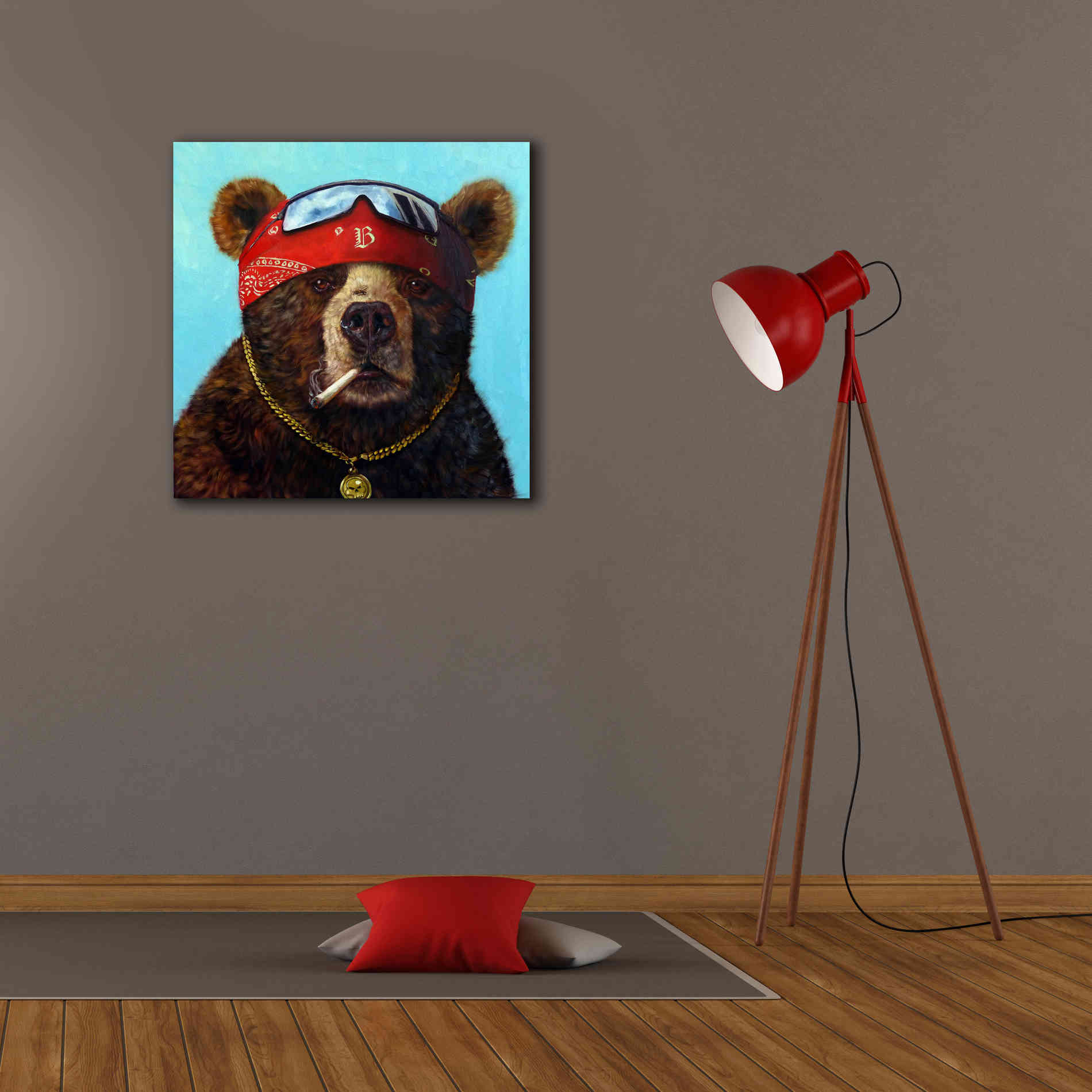 'Half Baked' by Lucia Heffernan, Canvas Wall Art,26x26