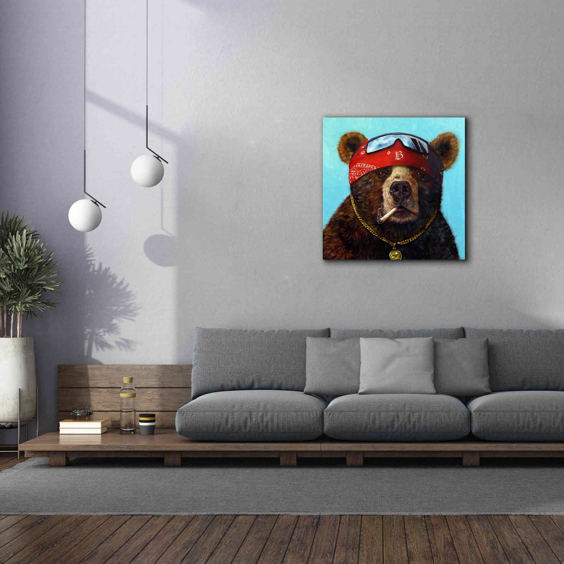 'Half Baked' by Lucia Heffernan, Canvas Wall Art,37x37